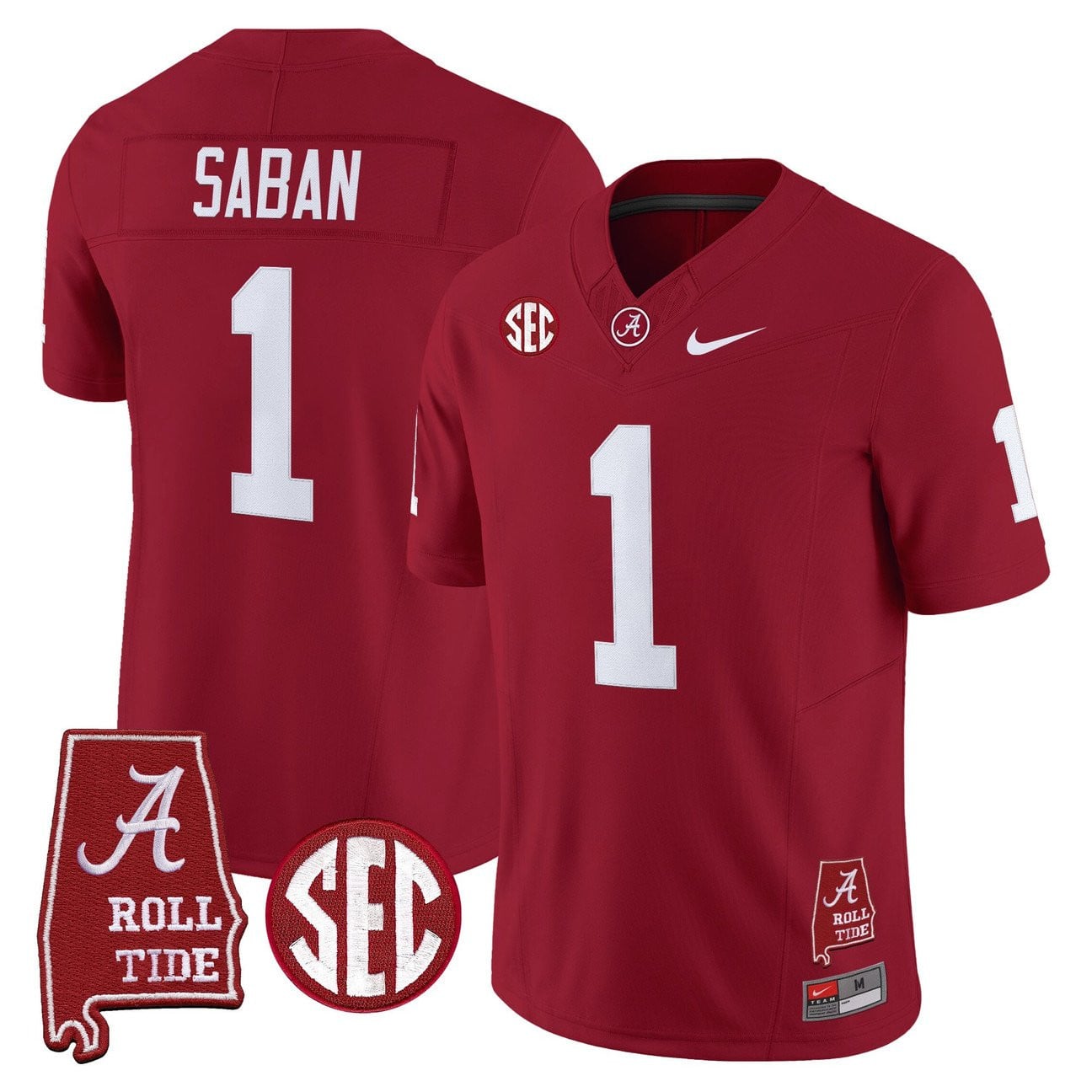Women's Alabama Crimson Tide Throwback Vapor Limited Jersey - Alabama Map - All Stitched