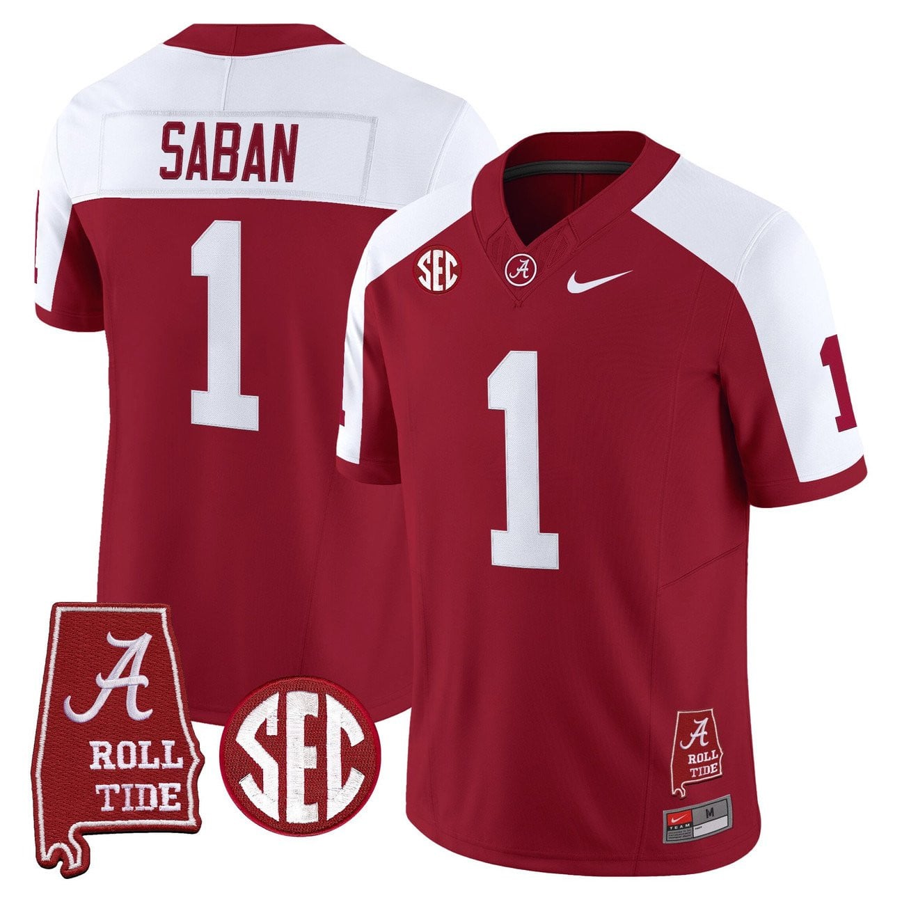 Women's Alabama Crimson Tide Throwback Vapor Limited Jersey - Alabama Map - All Stitched