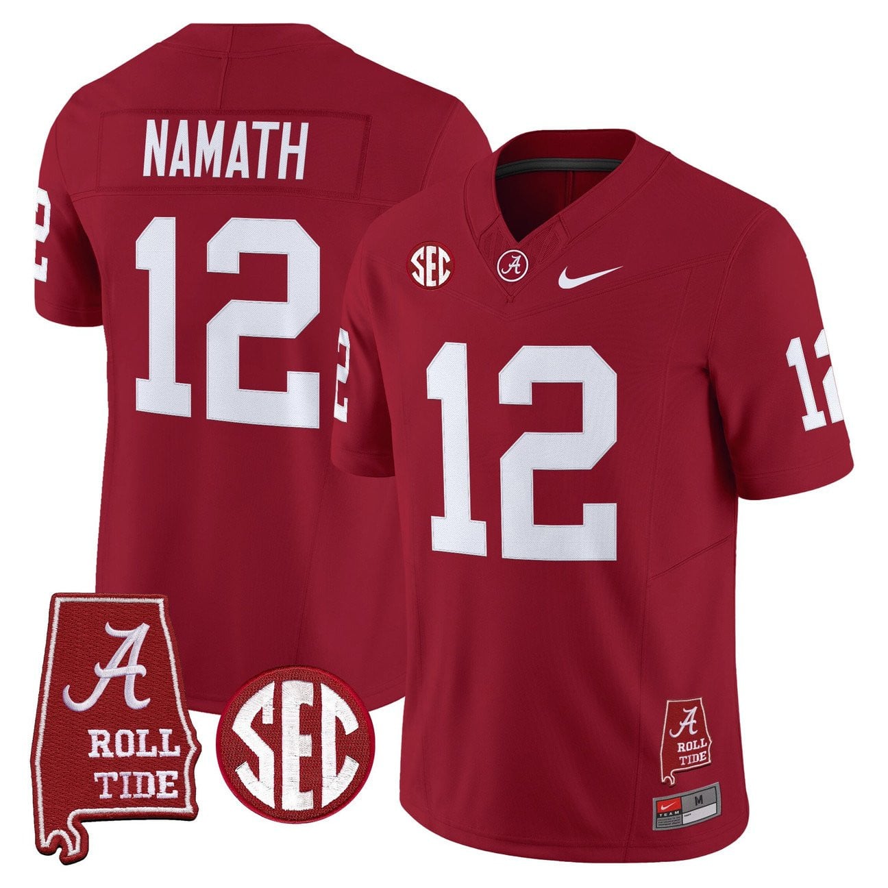 Women's Alabama Crimson Tide Throwback Vapor Limited Jersey - Alabama Map - All Stitched