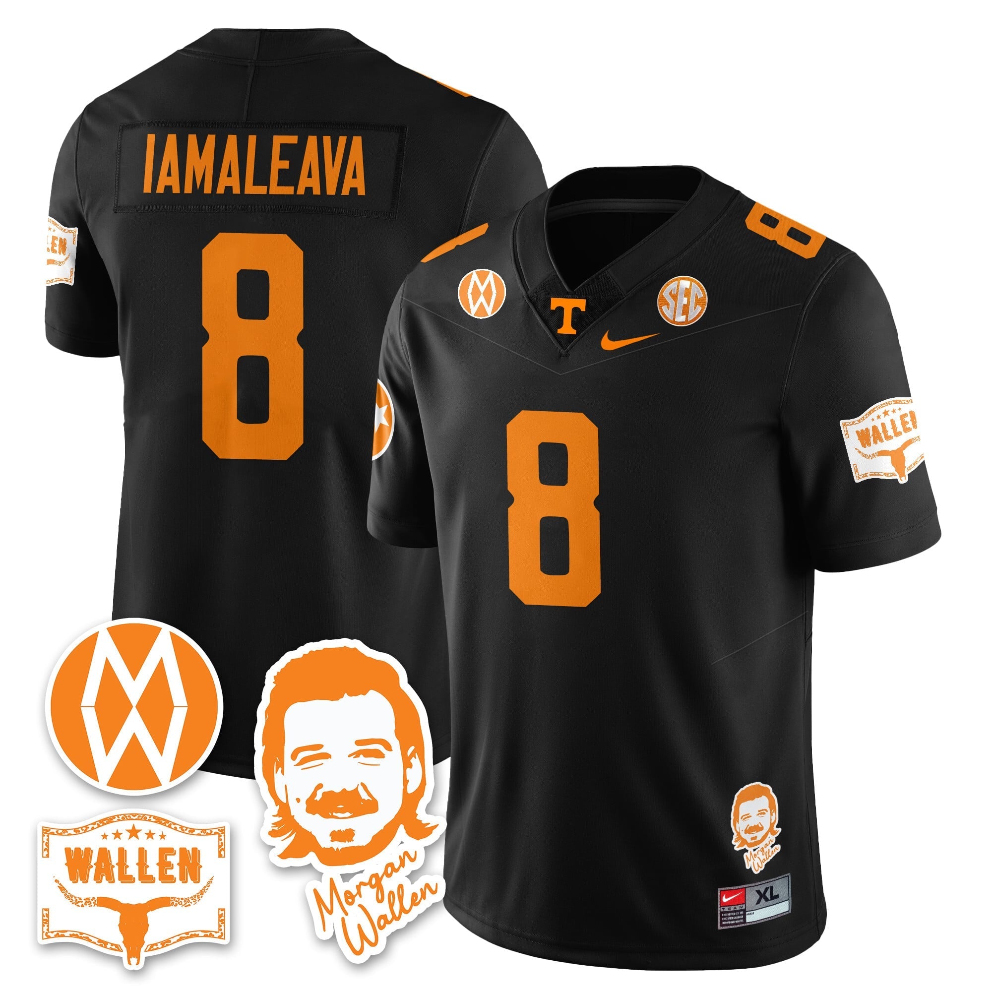 Women's Tennessee Volunteers Morgan Wallen 2025 Jersey - All Stitched
