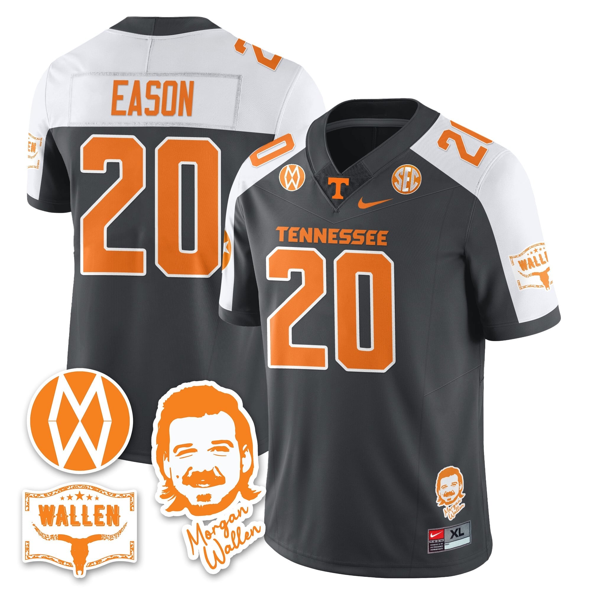 Women's Tennessee Volunteers Morgan Wallen 2025 Jersey - All Stitched