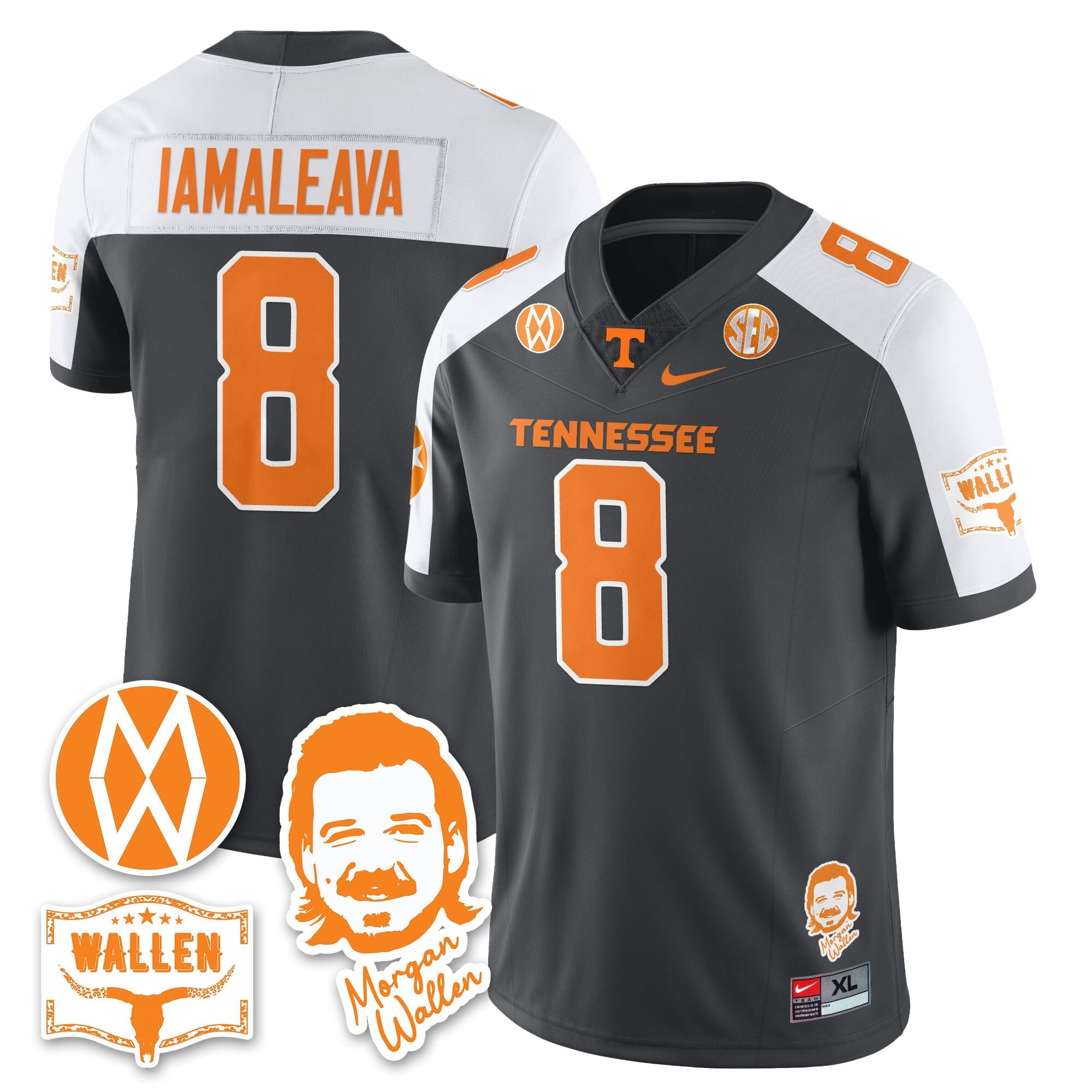 Women's Tennessee Volunteers Morgan Wallen 2025 Jersey - All Stitched