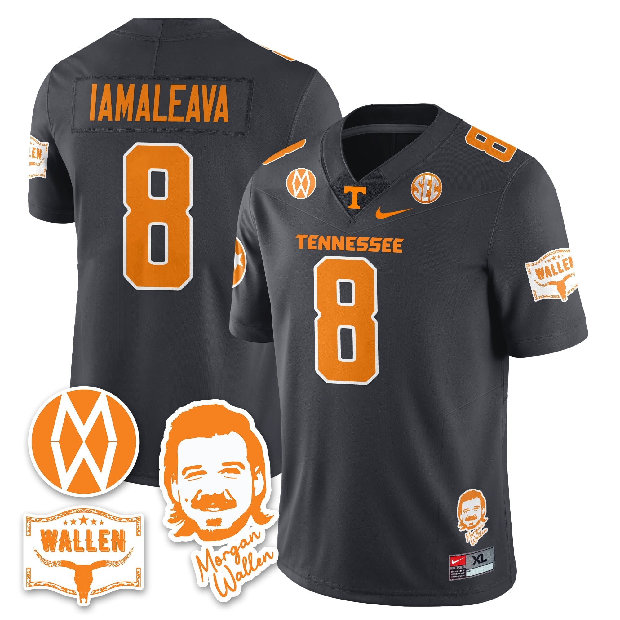 Women's Tennessee Volunteers Morgan Wallen 2025 Jersey - All Stitched