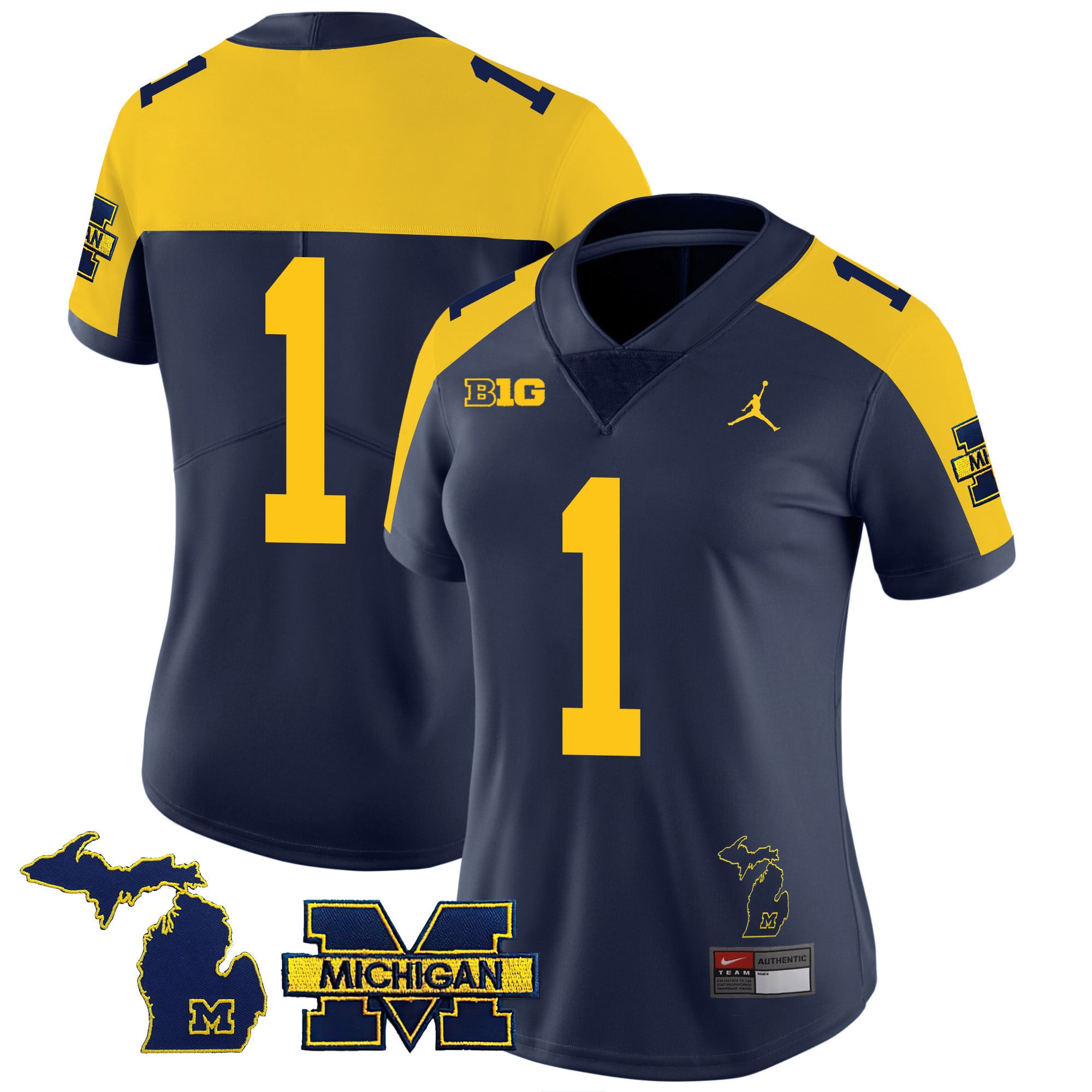 Women's Michigan Wolverines 2023 Special Jersey - All Stitched