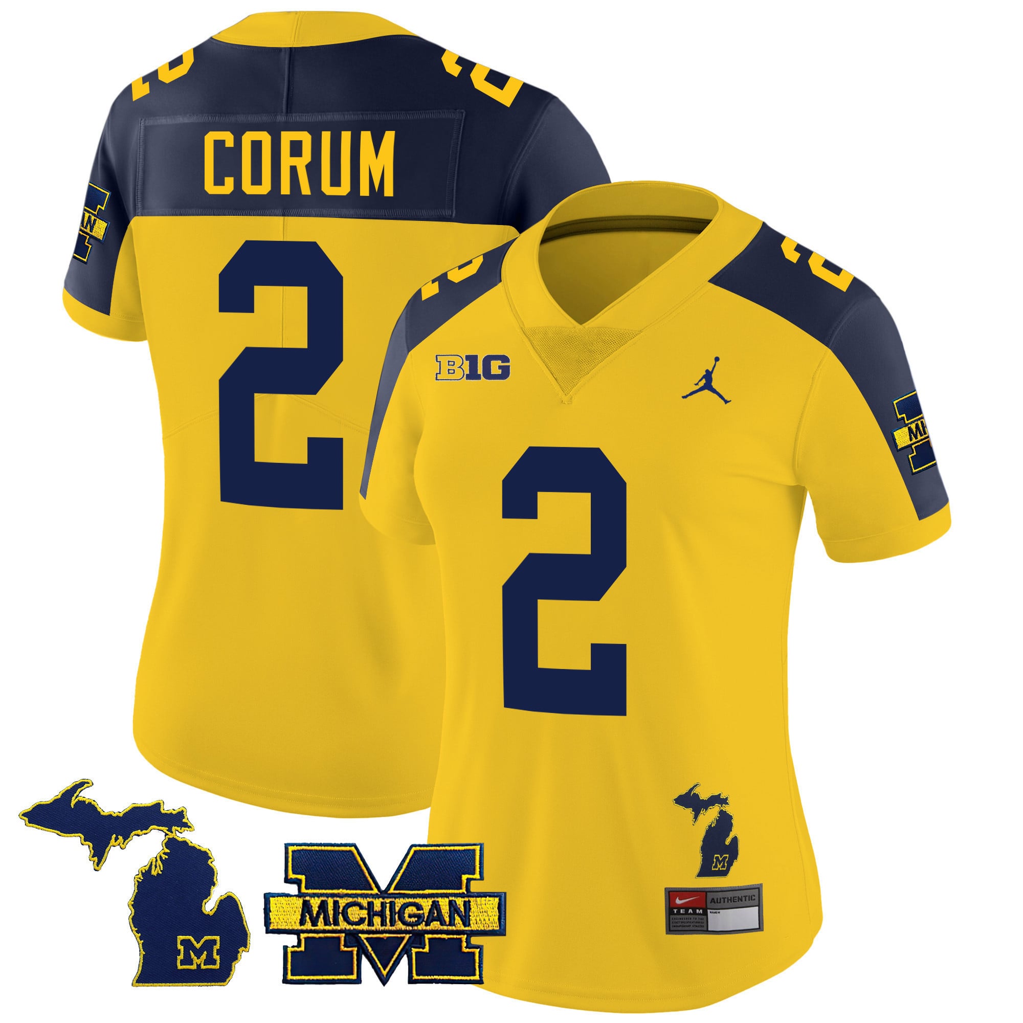 Women's Michigan Wolverines 2023 Special Jersey - All Stitched