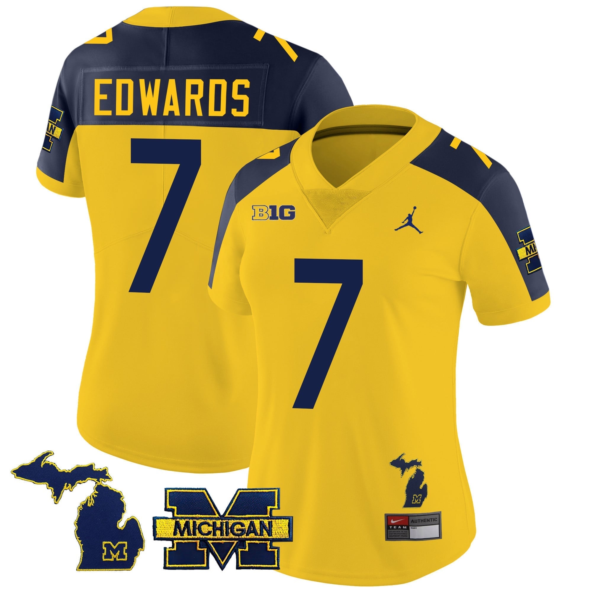 Women's Michigan Wolverines 2023 Special Jersey - All Stitched