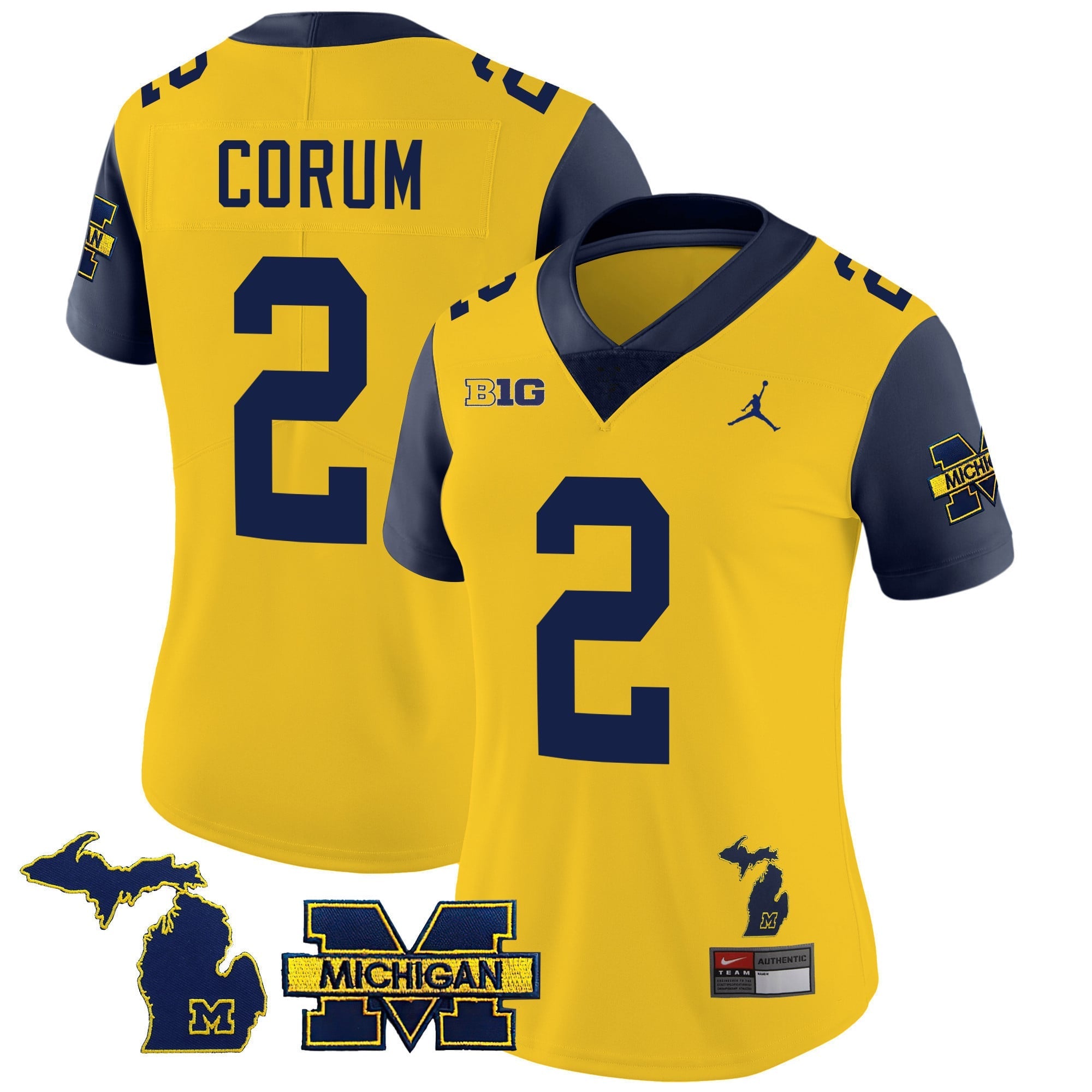 Women's Michigan Wolverines 2023 Special Jersey - All Stitched
