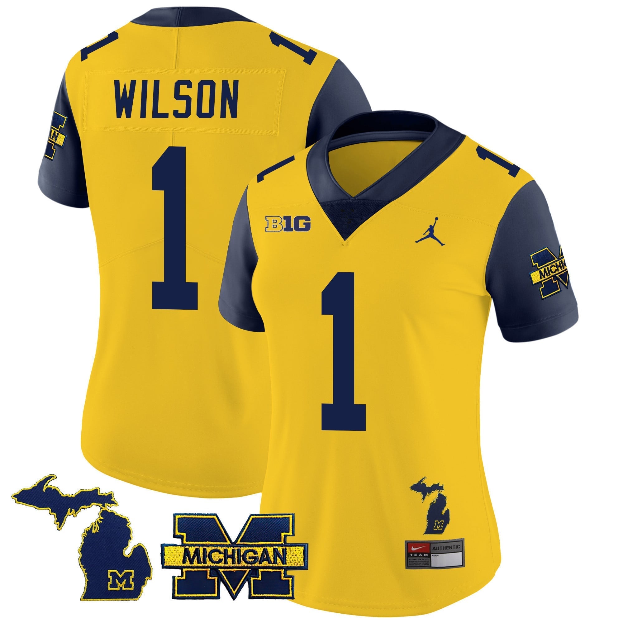Women's Michigan Wolverines 2023 Special Jersey - All Stitched