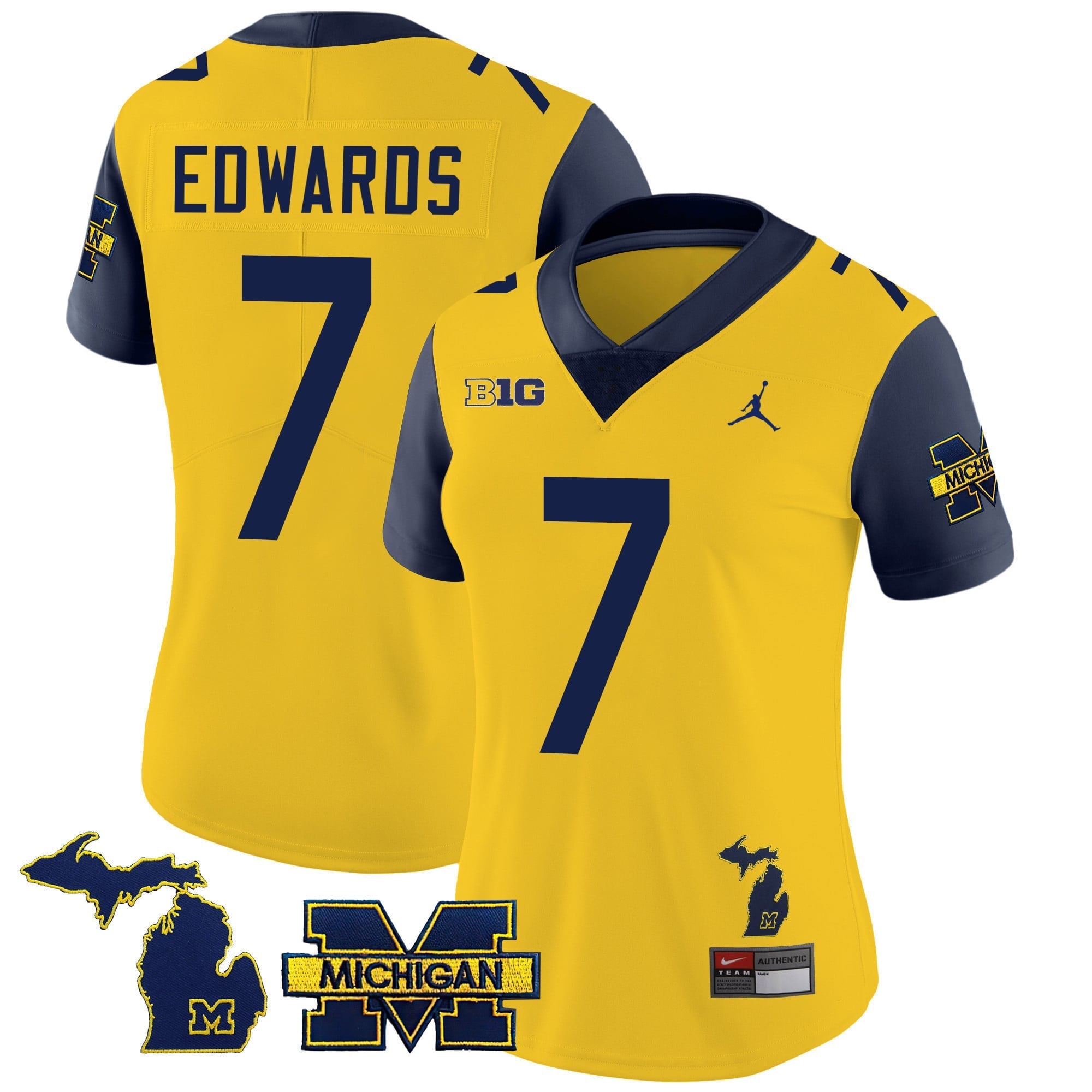 Women's Michigan Wolverines 2023 Special Jersey - All Stitched