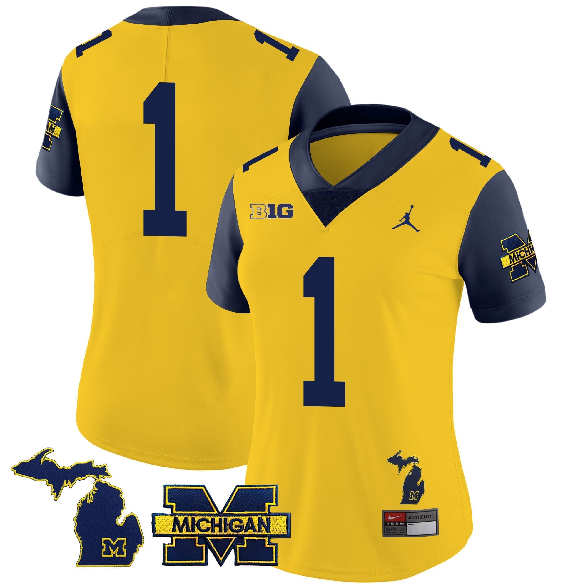 Women's Michigan Wolverines 2023 Special Jersey - All Stitched