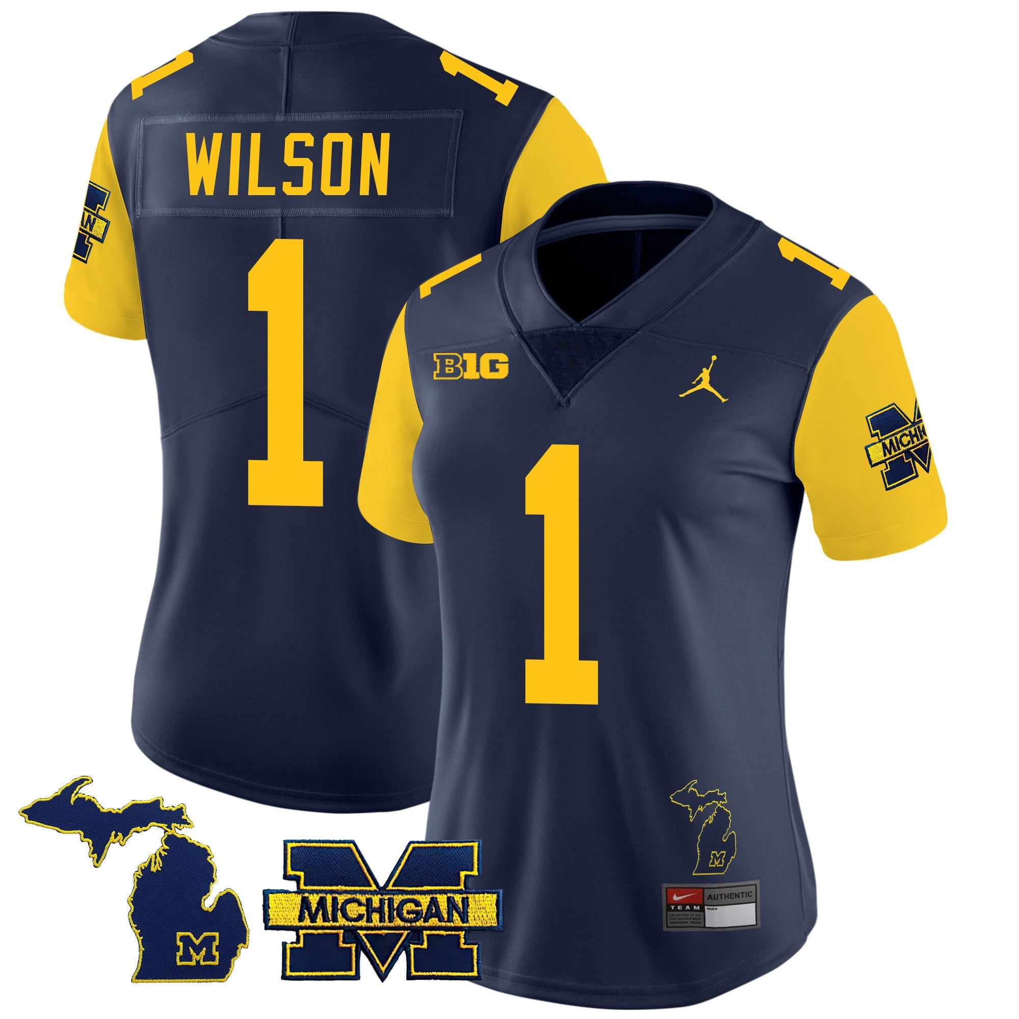 Women's Michigan Wolverines 2023 Special Jersey - All Stitched