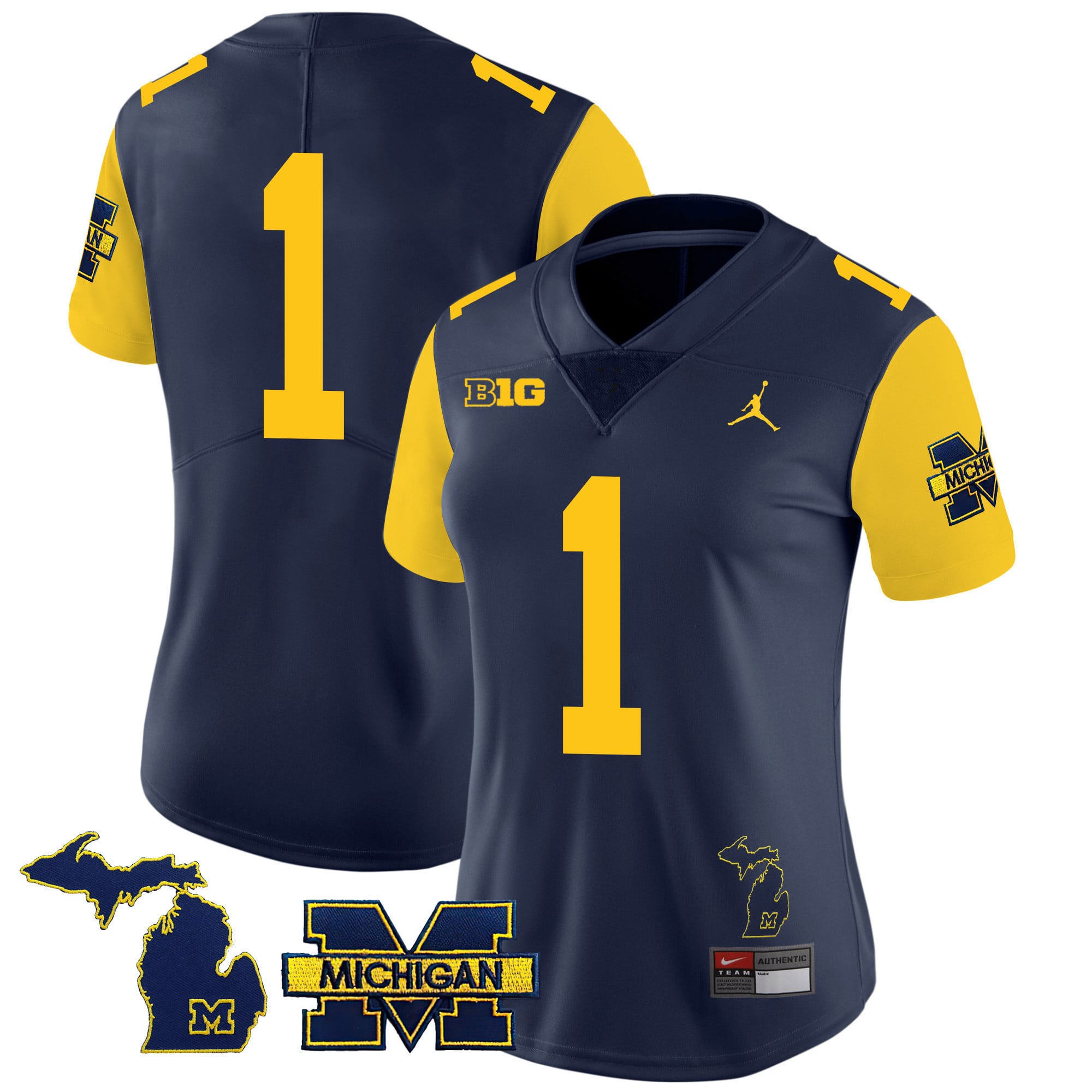 Women's Michigan Wolverines 2023 Special Jersey - All Stitched