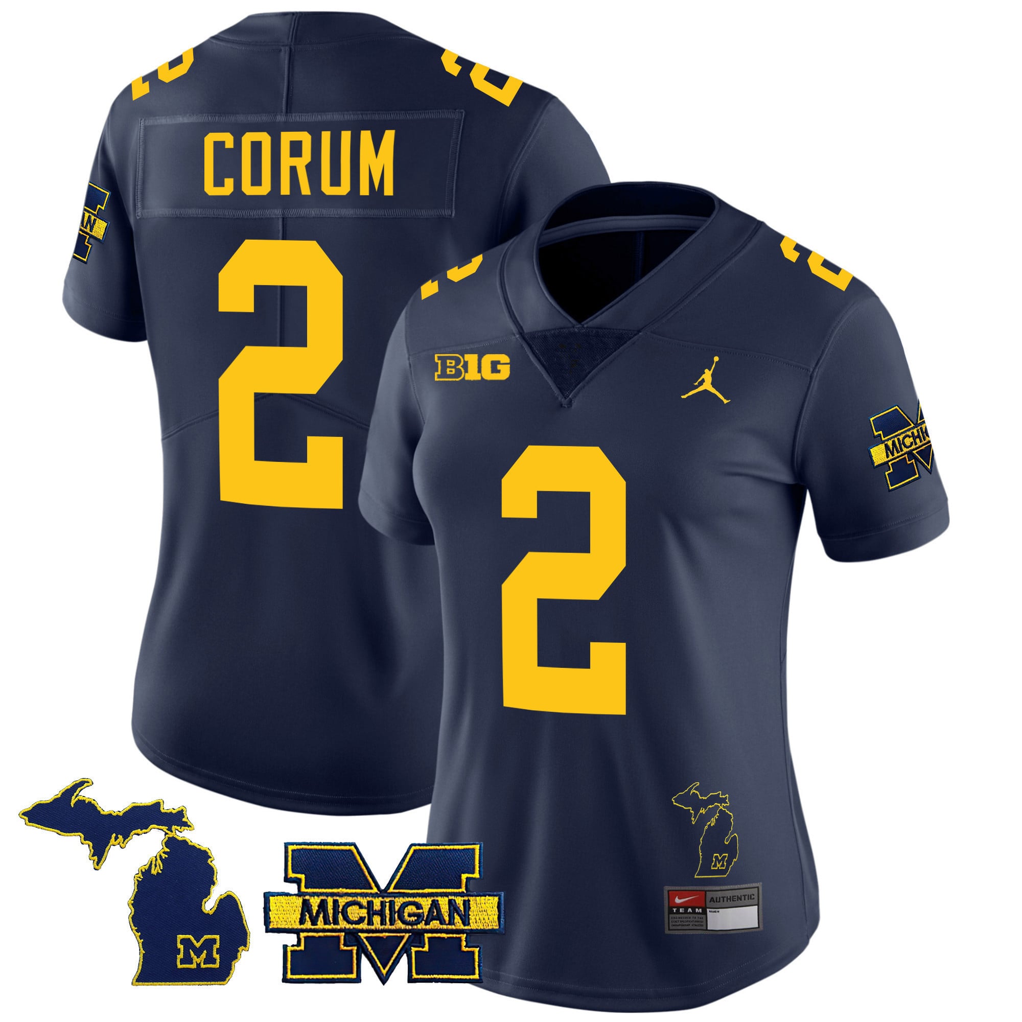 Women's Michigan Wolverines 2023 Special Jersey - All Stitched