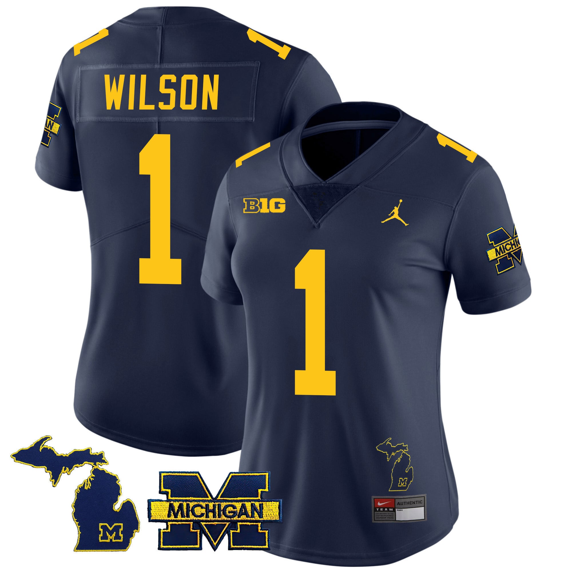 Women's Michigan Wolverines 2023 Special Jersey - All Stitched
