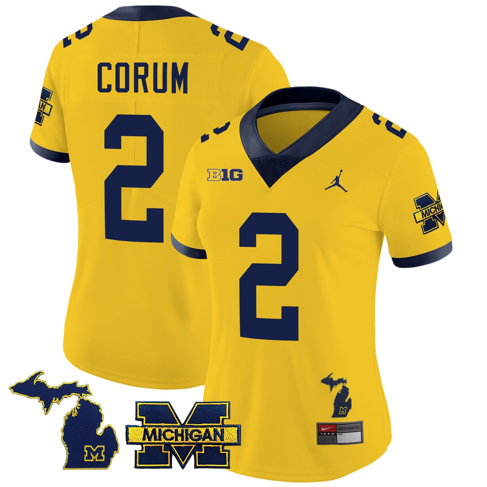Women's Michigan Wolverines 2023 Special Jersey - All Stitched
