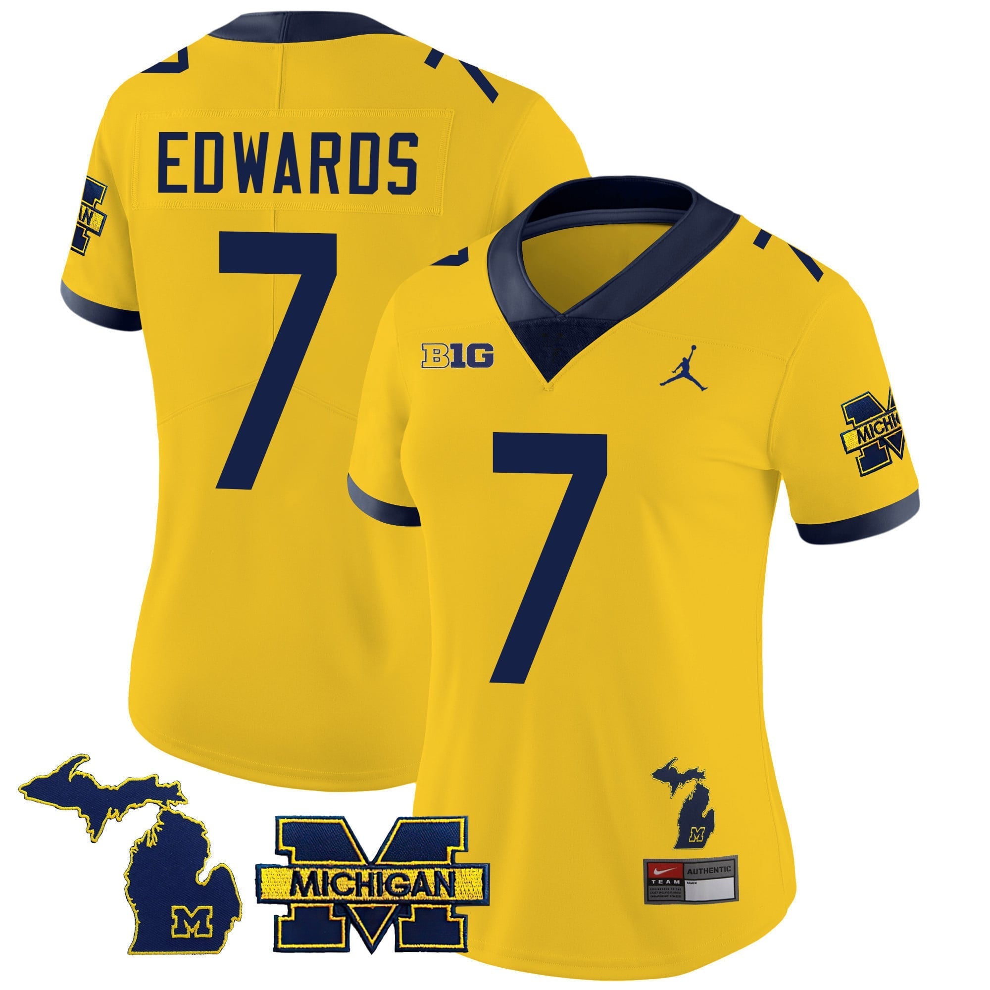 Women's Michigan Wolverines 2023 Special Jersey - All Stitched