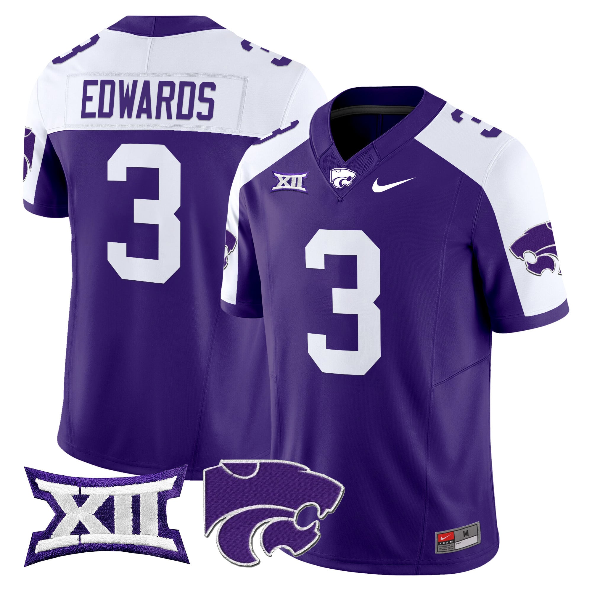 Women's Kansas State Wildcats 2025 Vapor Limited Jersey - All Stitched