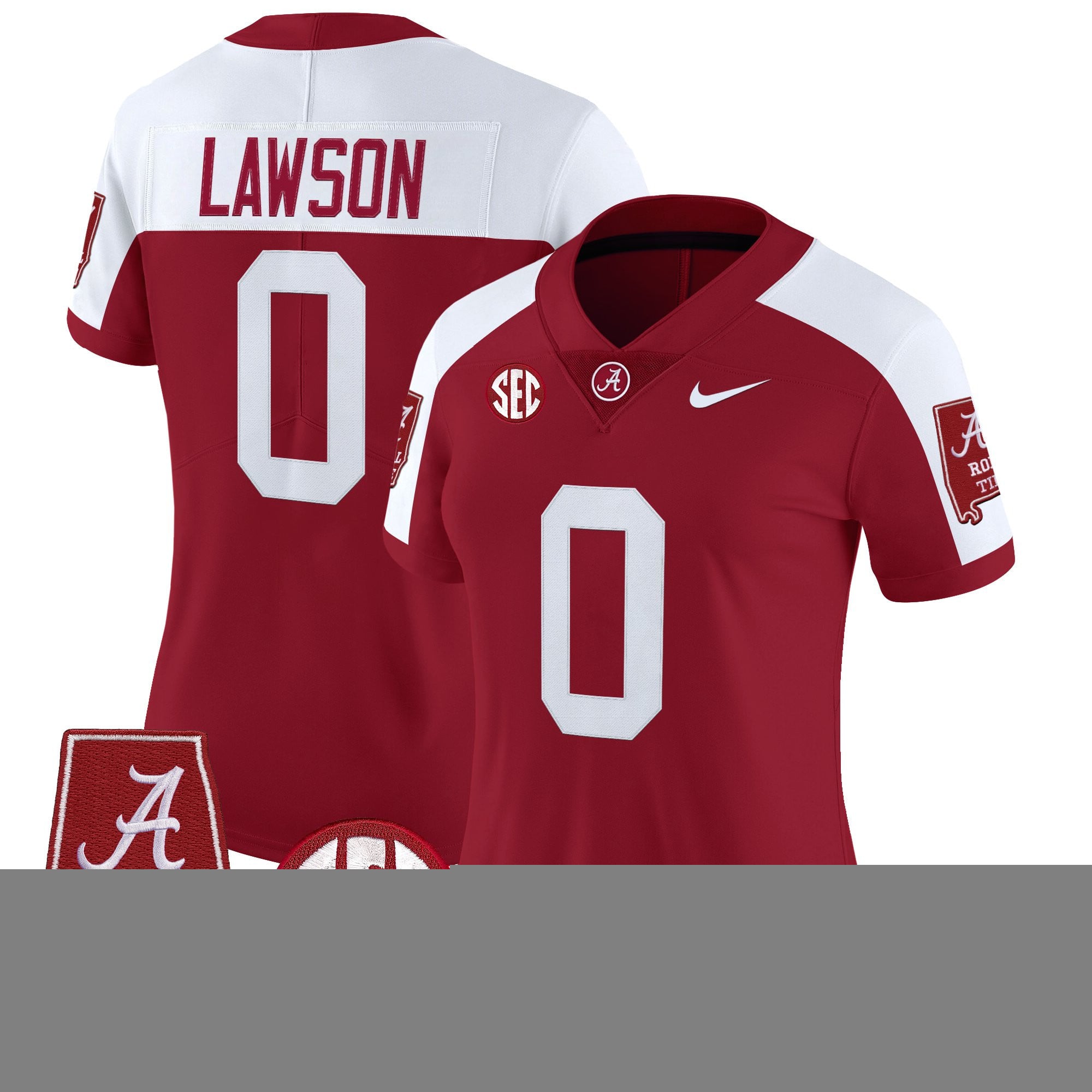 Women's Alabama Crimson Tide 2025 Vapor Limited Jersey - Alabama Map - All Stitched