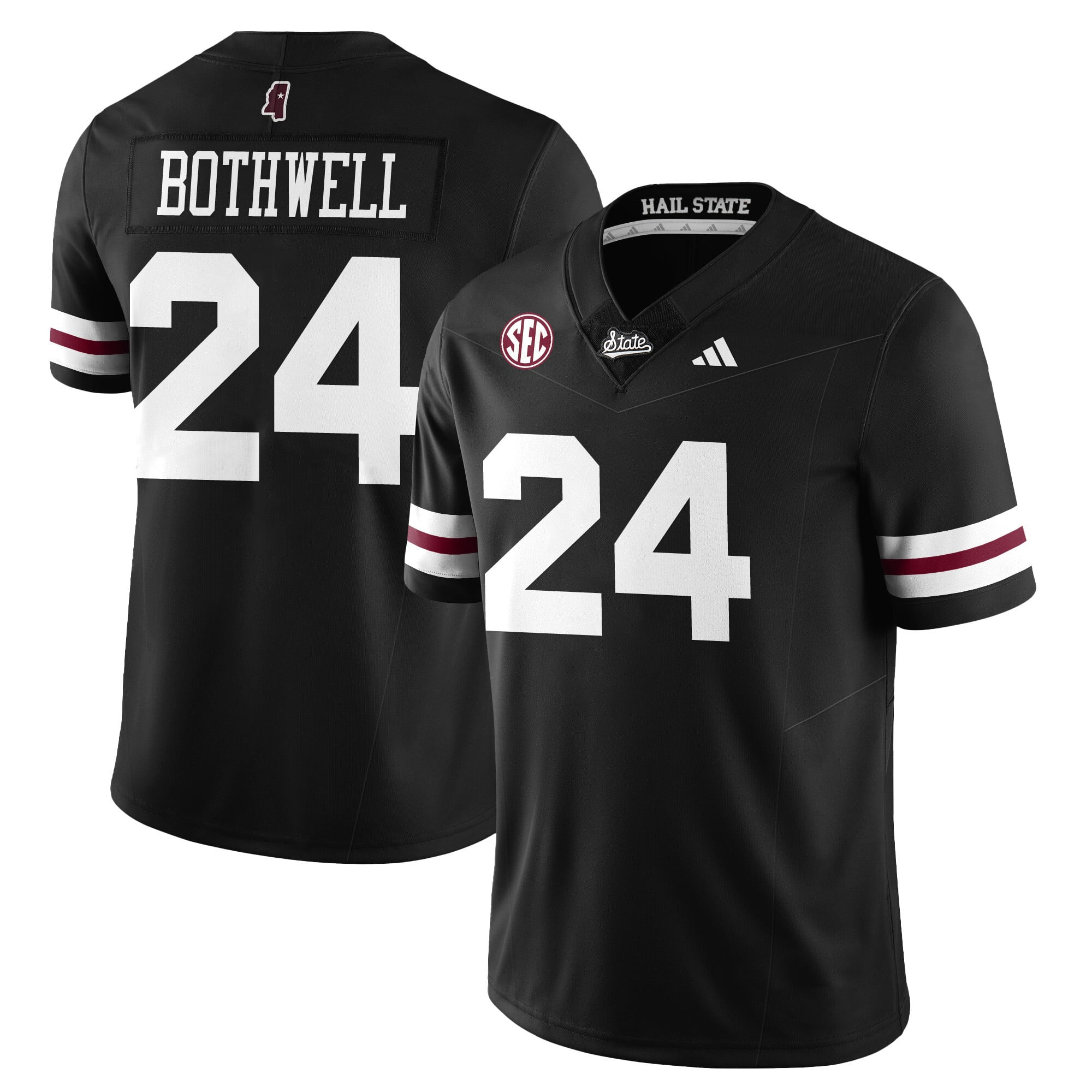 Women's Mississippi State Football "Darkness" Limited Jersey - All Stitched