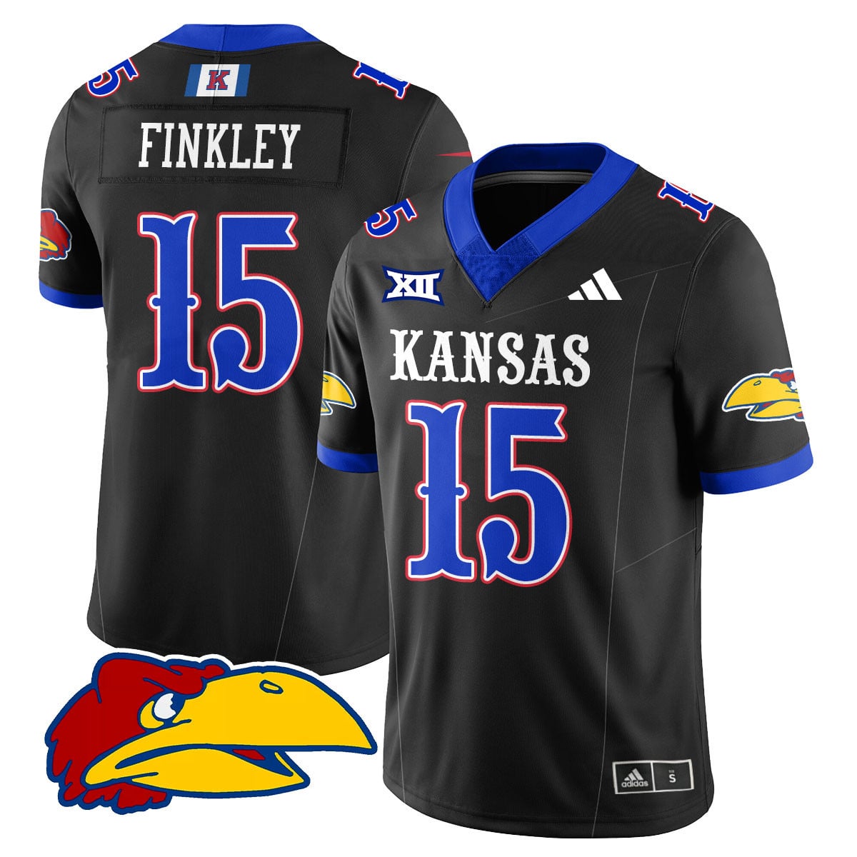 Women's Kansas Jayhawks Football 2025 Limited Jersey - All Stitched