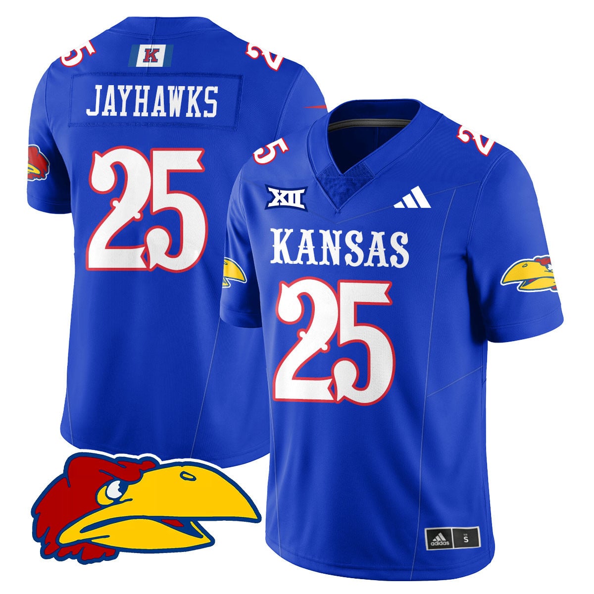Women's Kansas Jayhawks Football 2025 Limited Jersey - All Stitched