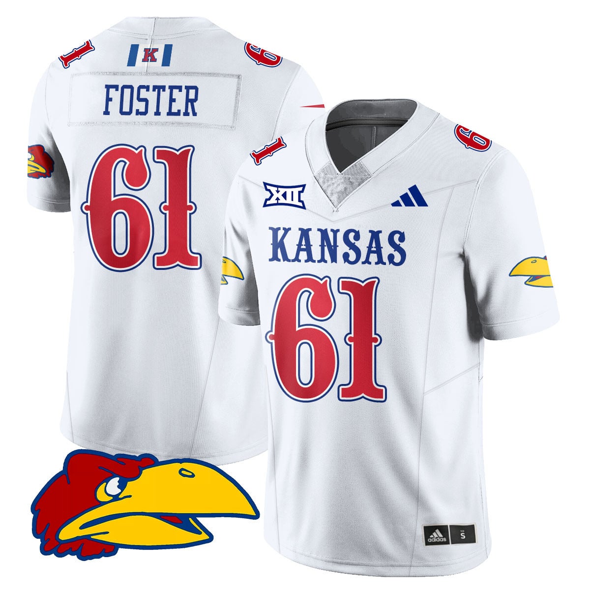 Women's Kansas Jayhawks Football 2025 Limited Jersey - All Stitched