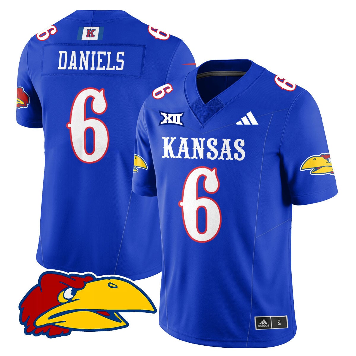 Women's Kansas Jayhawks Football 2025 Limited Jersey - All Stitched