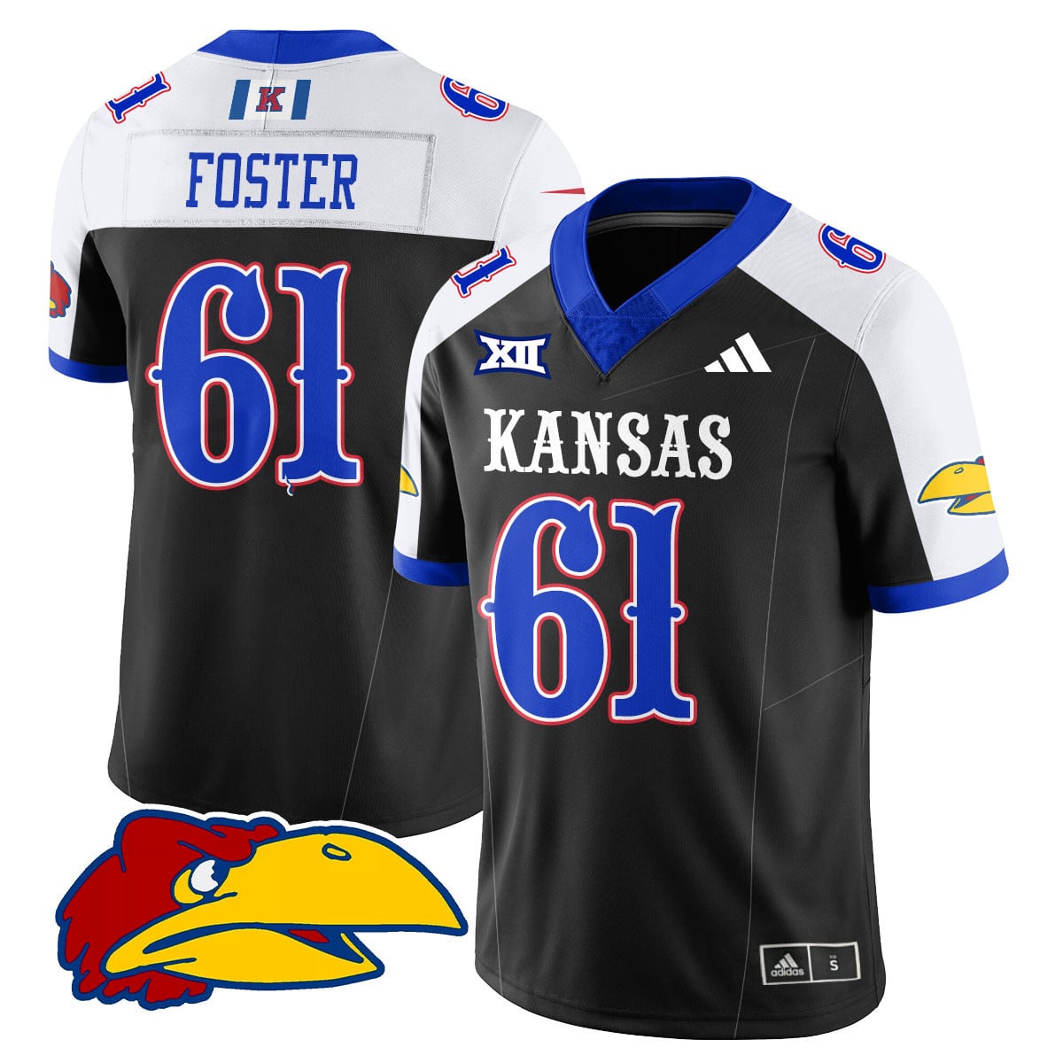 Women's Kansas Jayhawks Football 2025 Limited Jersey - All Stitched