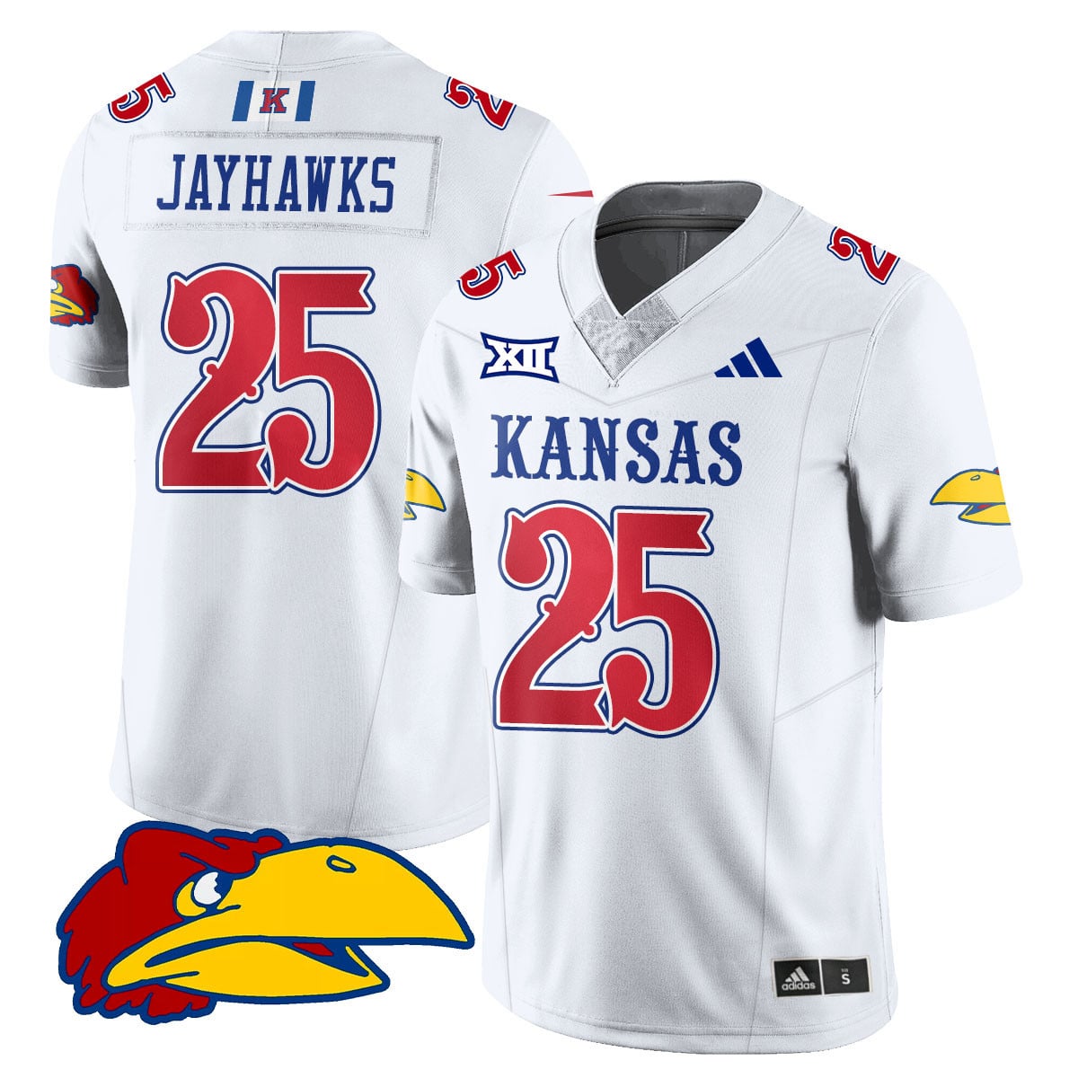 Women's Kansas Jayhawks Football 2025 Limited Jersey - All Stitched