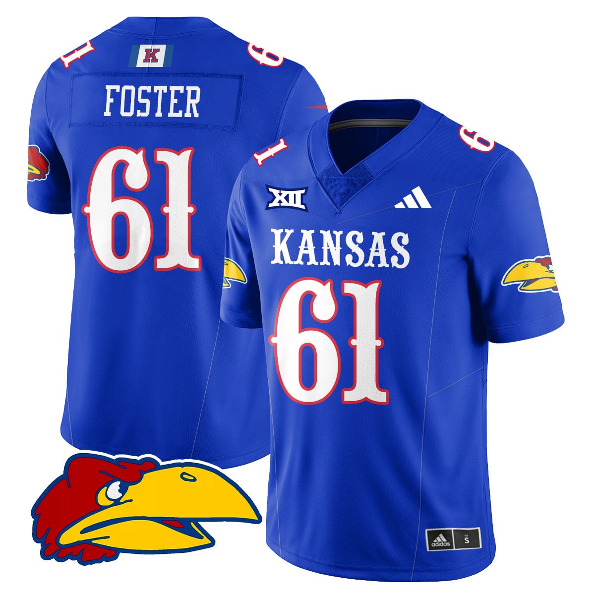 Women's Kansas Jayhawks Football 2025 Limited Jersey - All Stitched
