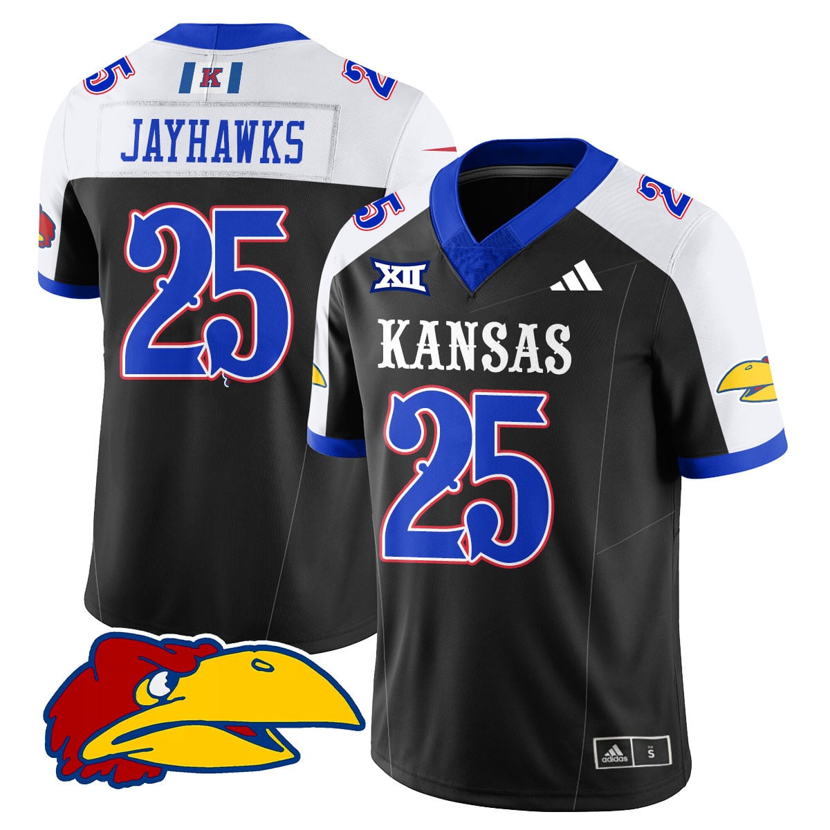 Women's Kansas Jayhawks Football 2025 Limited Jersey - All Stitched