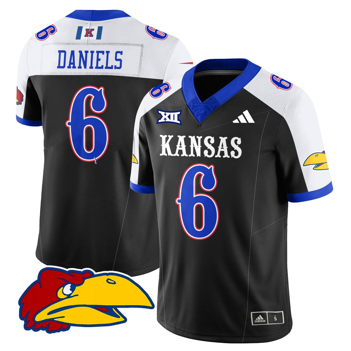 Women's Kansas Jayhawks Football 2025 Limited Jersey - All Stitched