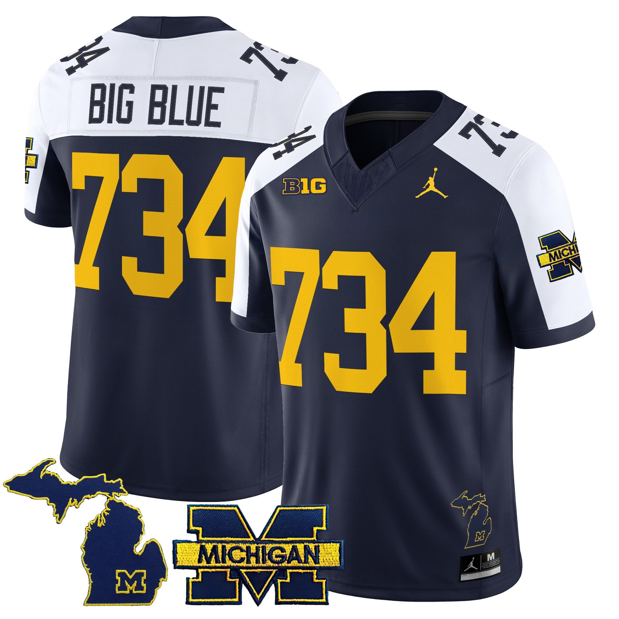 Women's Michigan Wolverines 2025 Vapor Limited Jersey - All Stitched