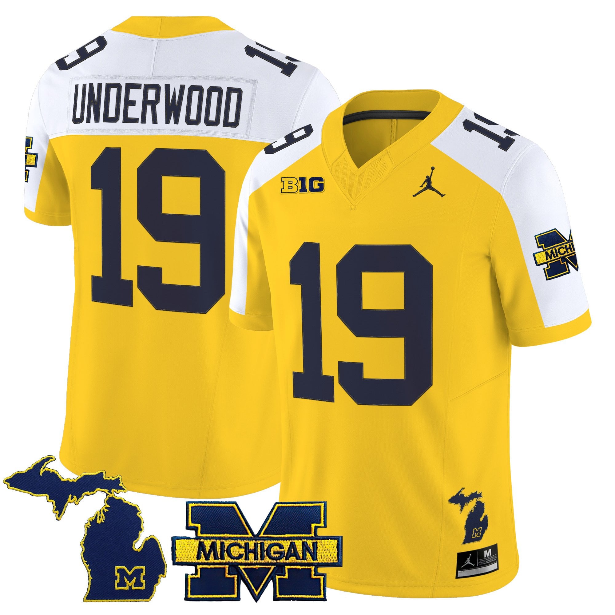 Women's Michigan Wolverines 2025 Vapor Limited Jersey - All Stitched