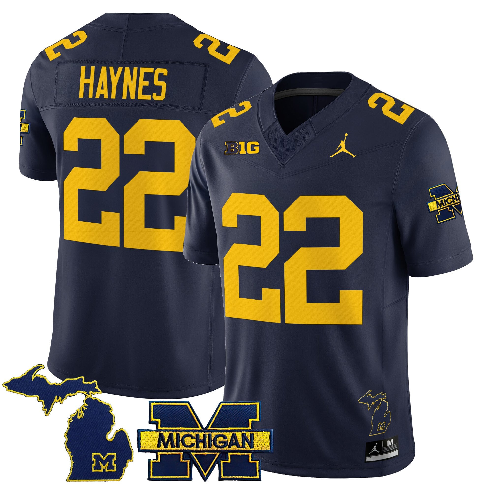 Women's Michigan Wolverines 2025 Vapor Limited Jersey - All Stitched