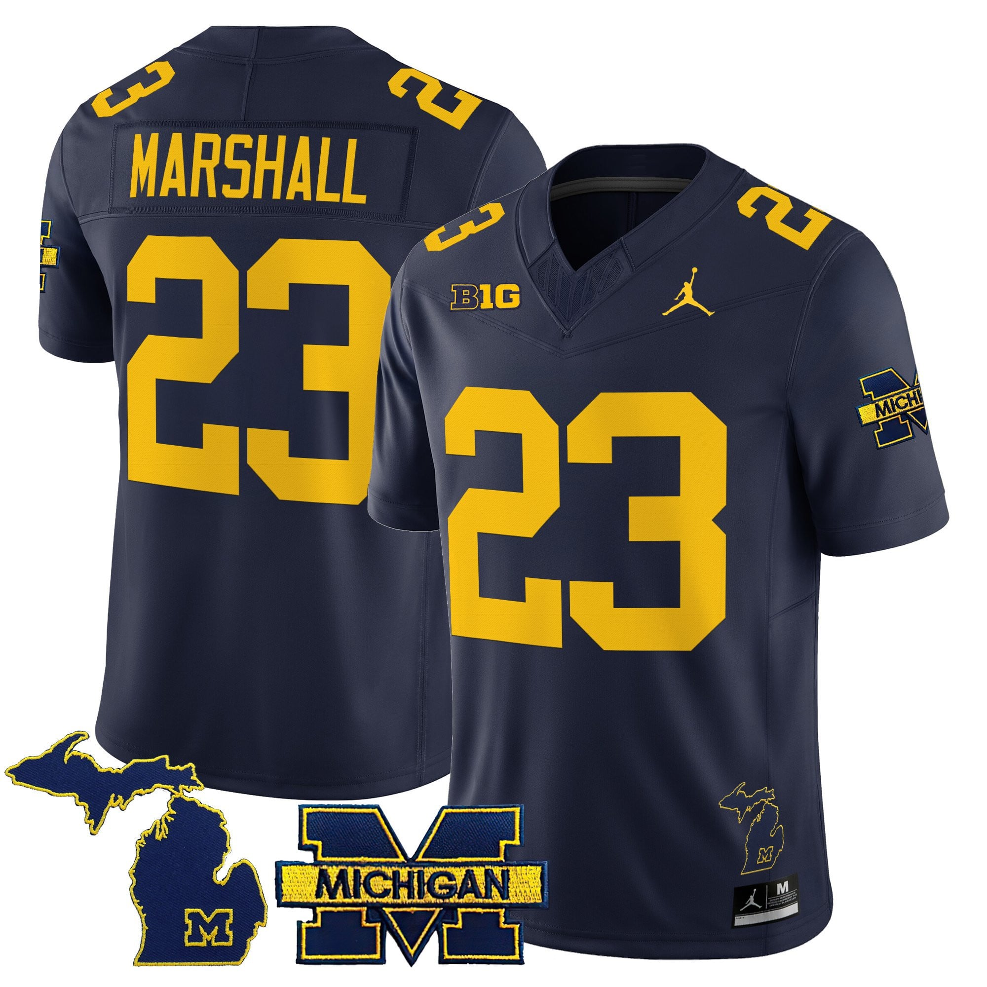 Women's Michigan Wolverines 2025 Vapor Limited Jersey - All Stitched