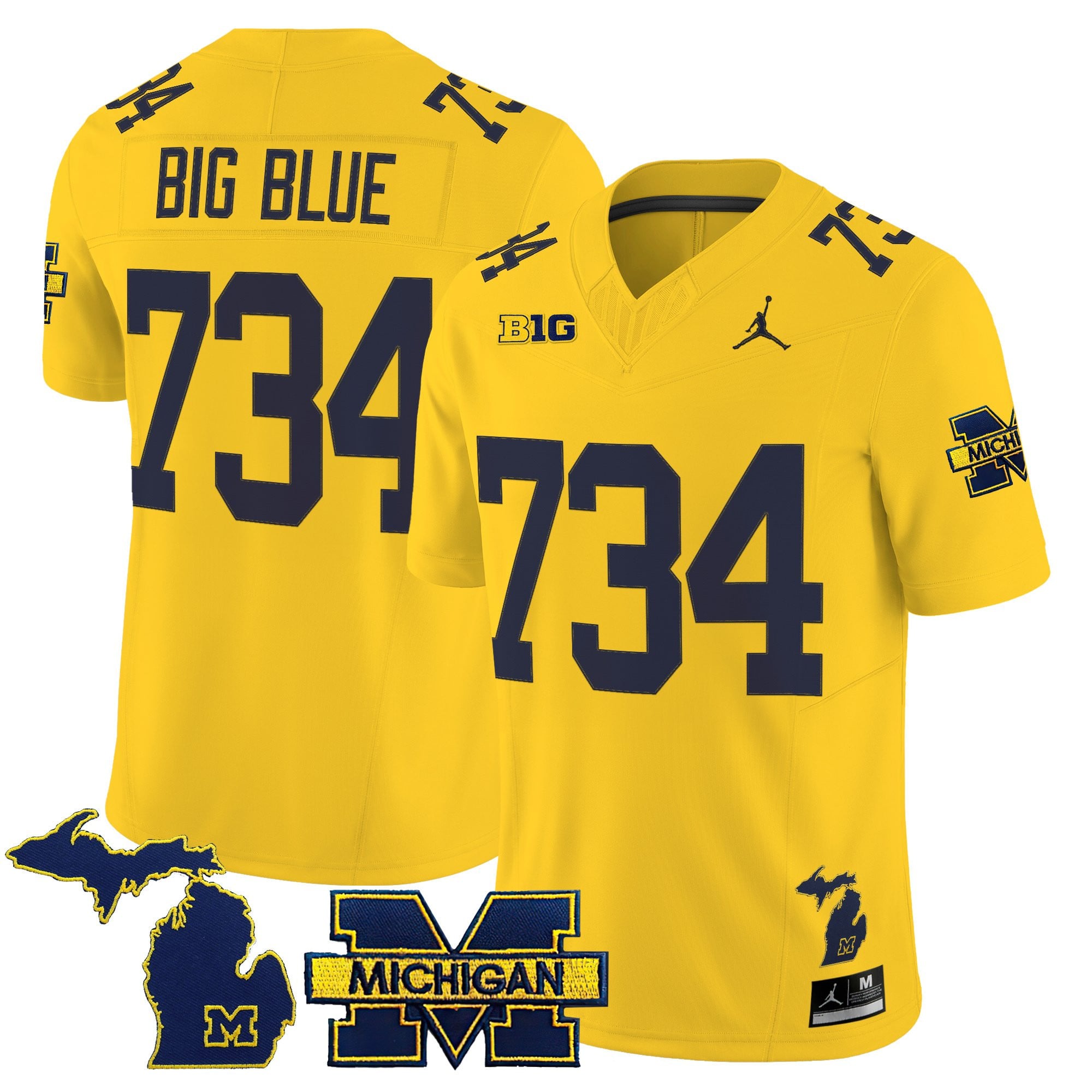 Women's Michigan Wolverines 2025 Vapor Limited Jersey - All Stitched
