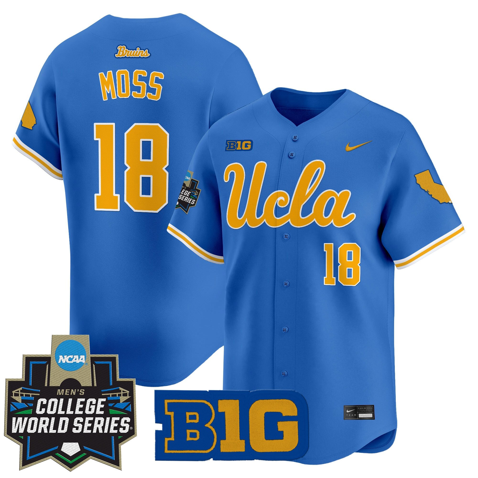Women's UCLA Bruins 2025 World Series Vapor Premier Limited Jersey - All Stitched