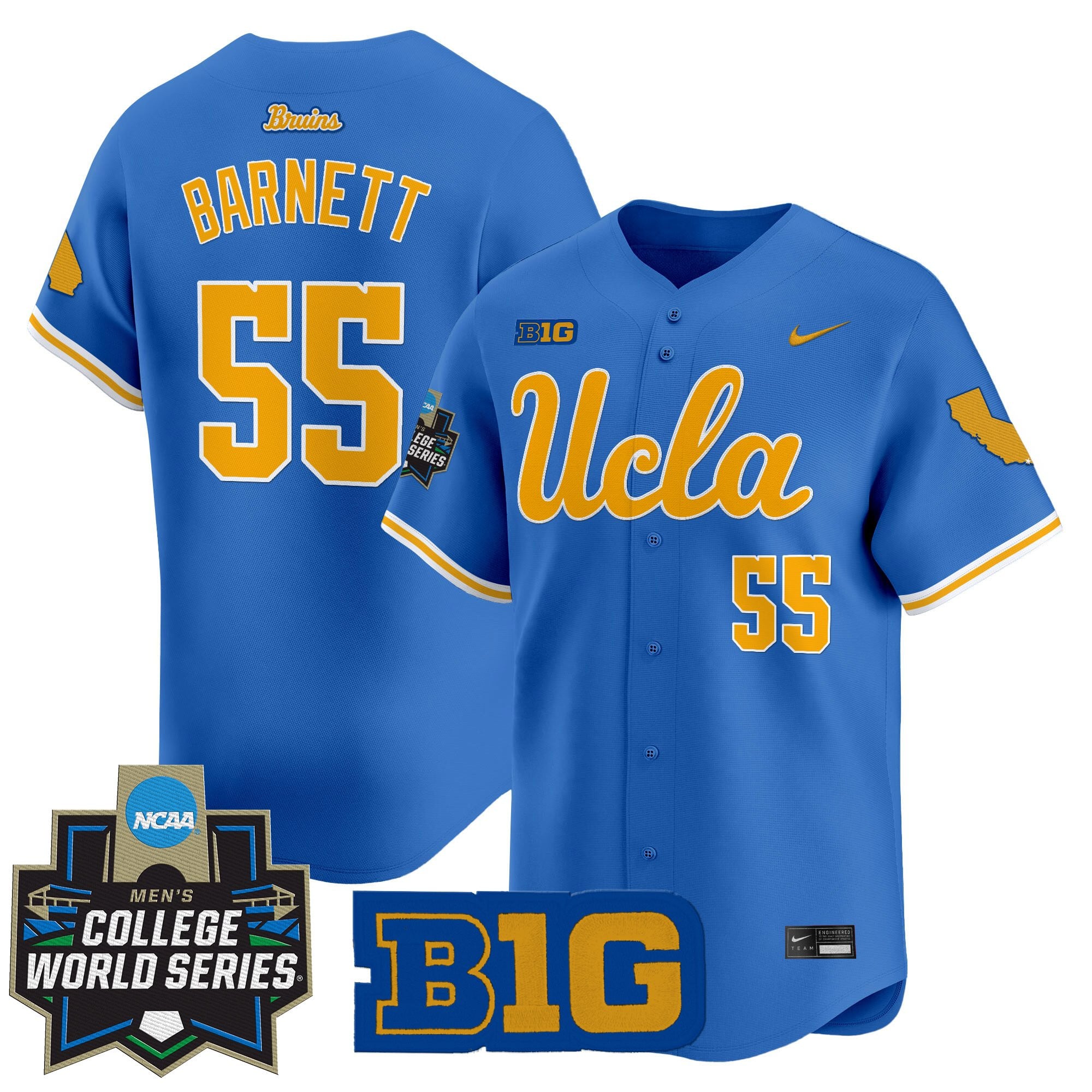Women's UCLA Bruins 2025 World Series Vapor Premier Limited Jersey - All Stitched