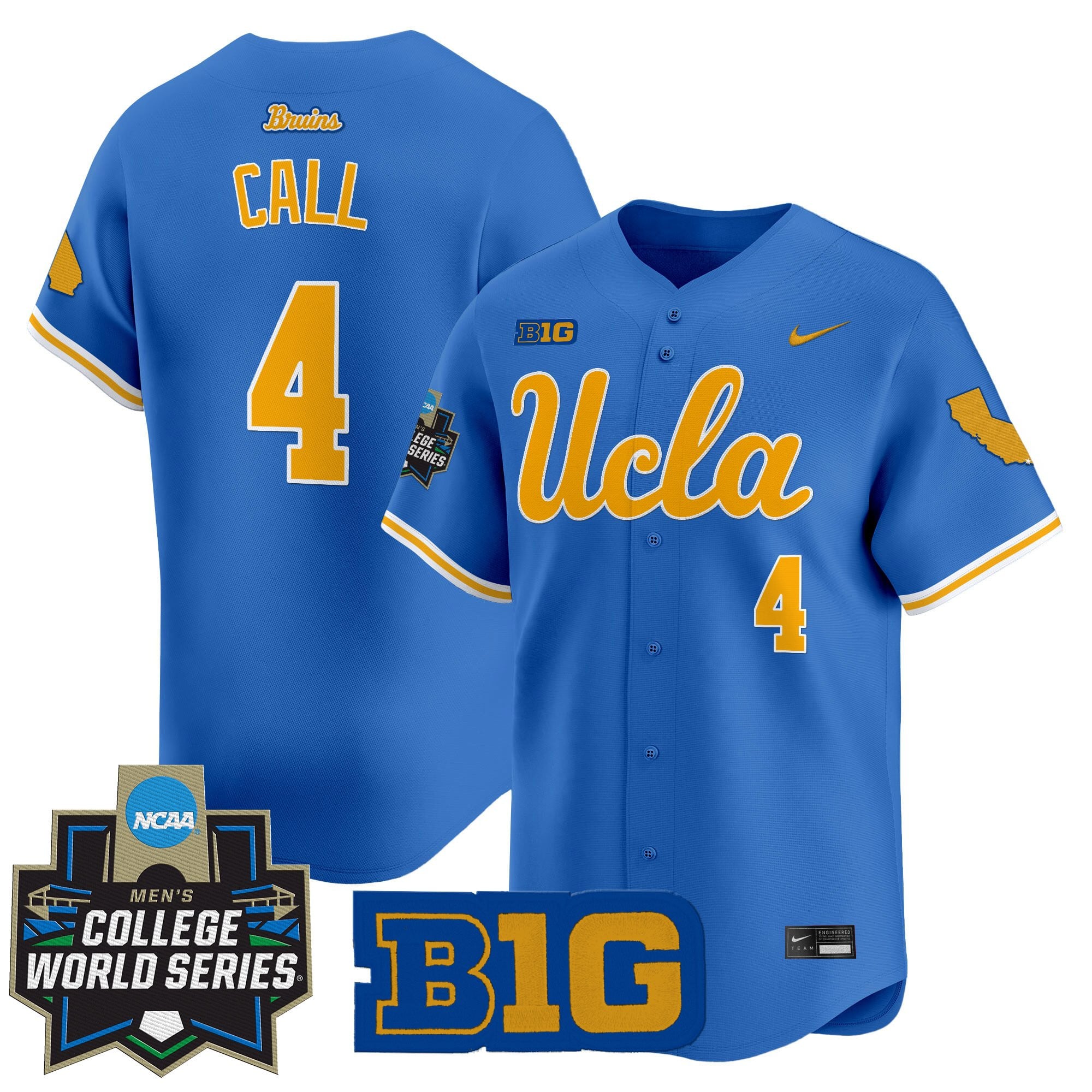 Youth's UCLA Bruins 2025 World Series Vapor Premier Limited Jersey - All Stitched