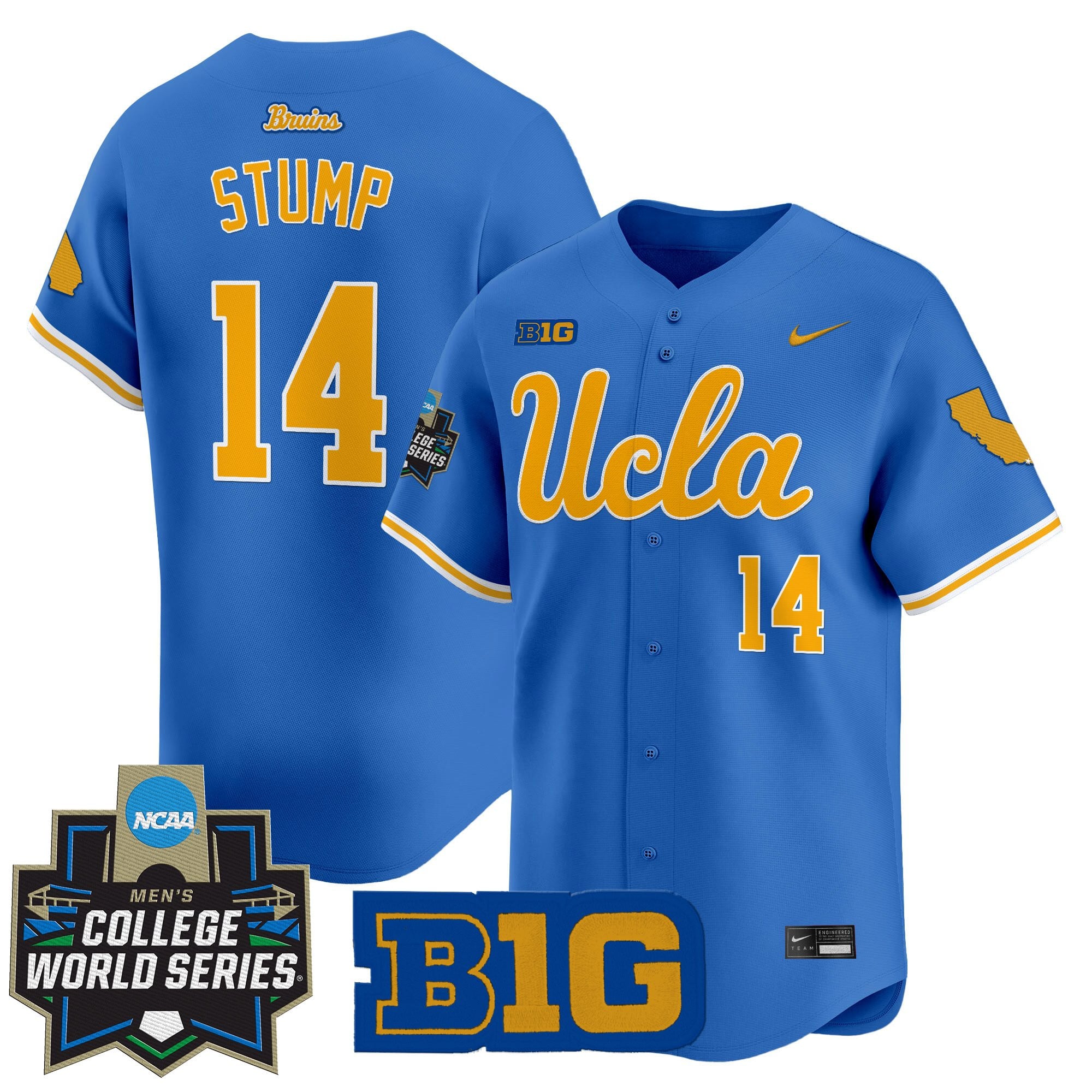 Women's UCLA Bruins 2025 World Series Vapor Premier Limited Jersey - All Stitched