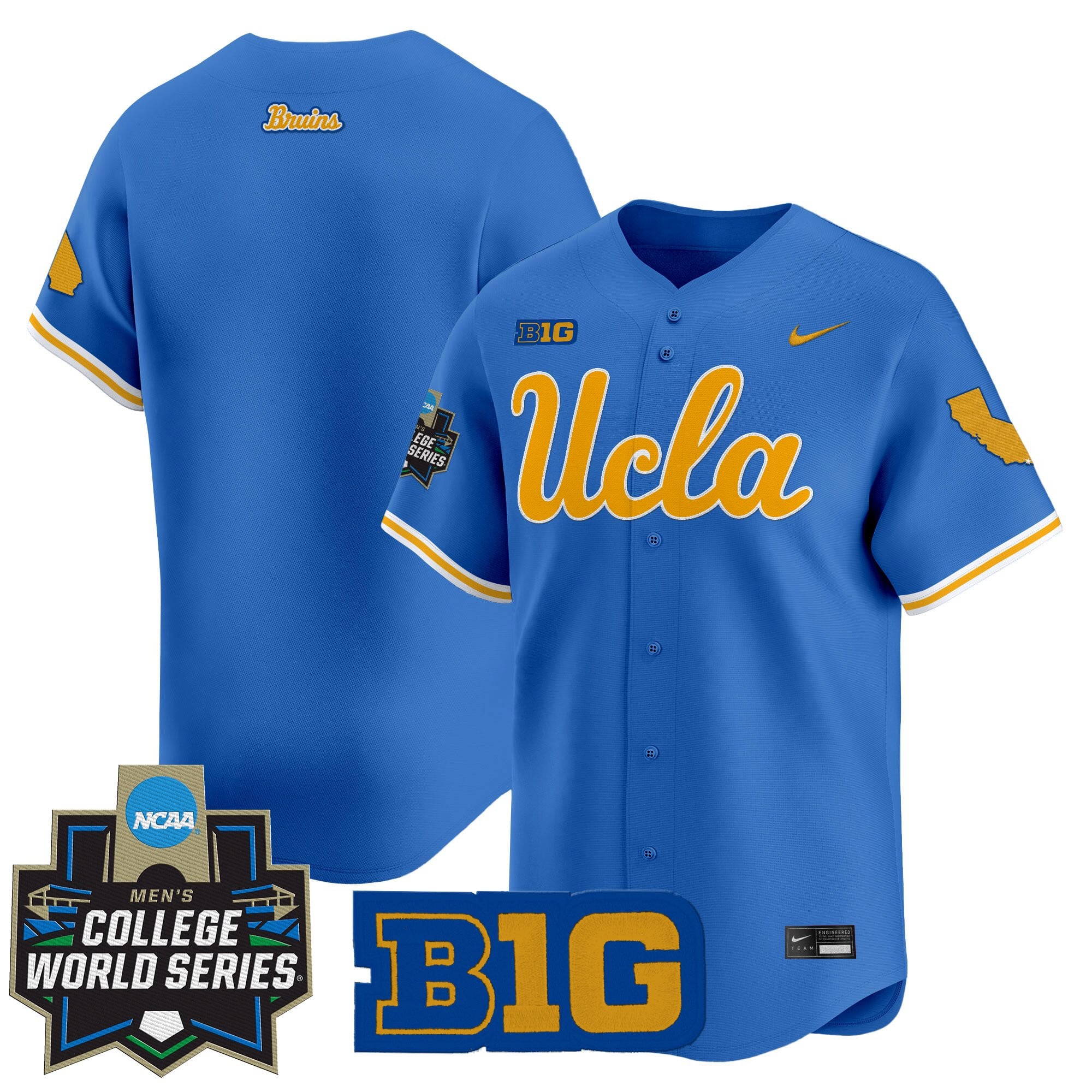 Women's UCLA Bruins 2025 World Series Vapor Premier Limited Jersey - All Stitched