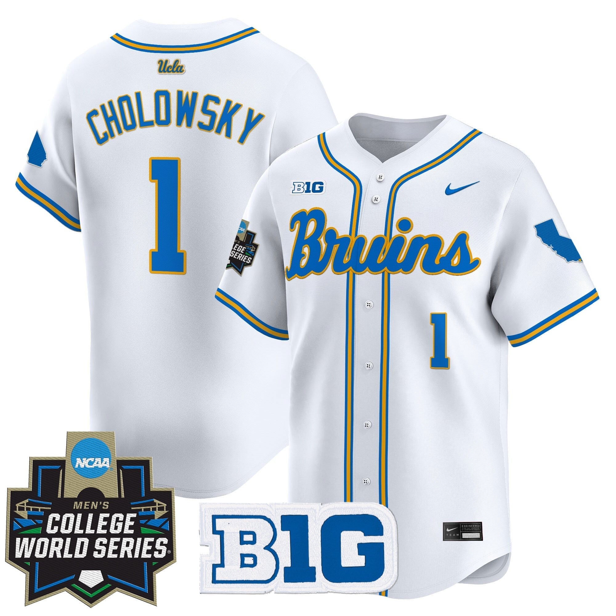 Women's UCLA Bruins 2025 World Series Vapor Premier Limited Jersey - All Stitched