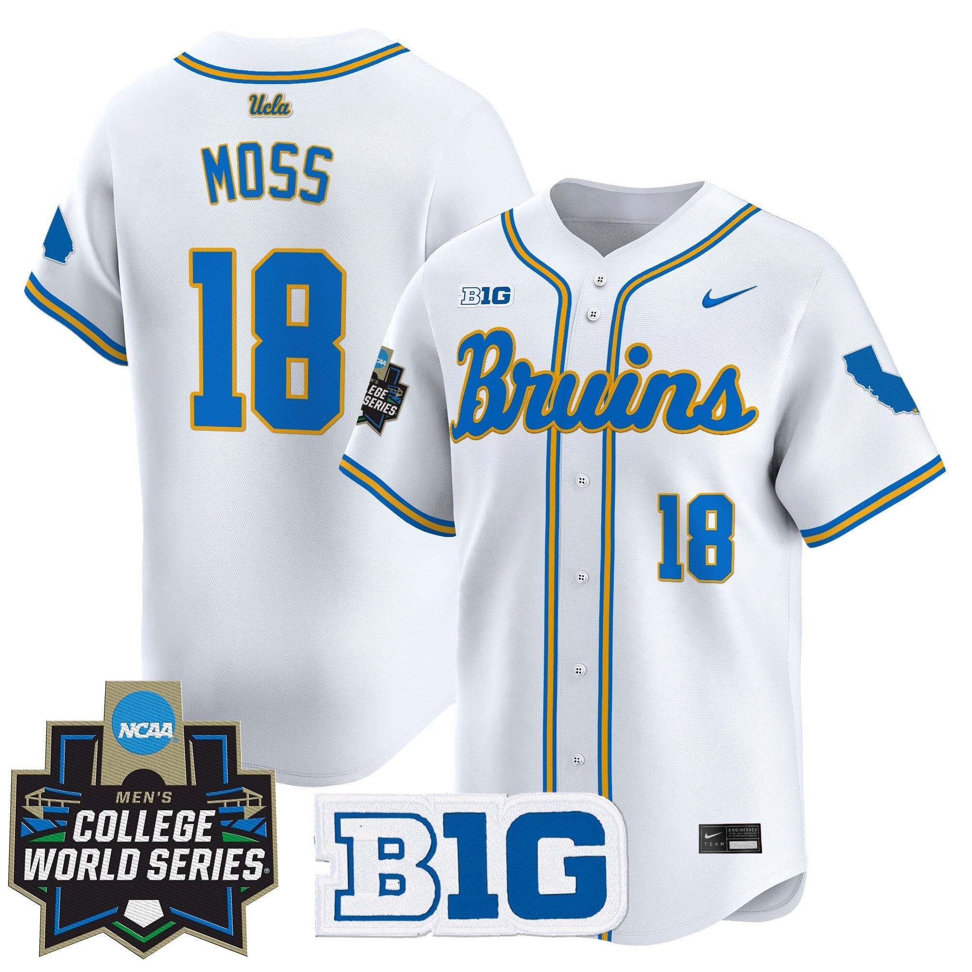 Youth's UCLA Bruins 2025 World Series Vapor Premier Limited Jersey - All Stitched