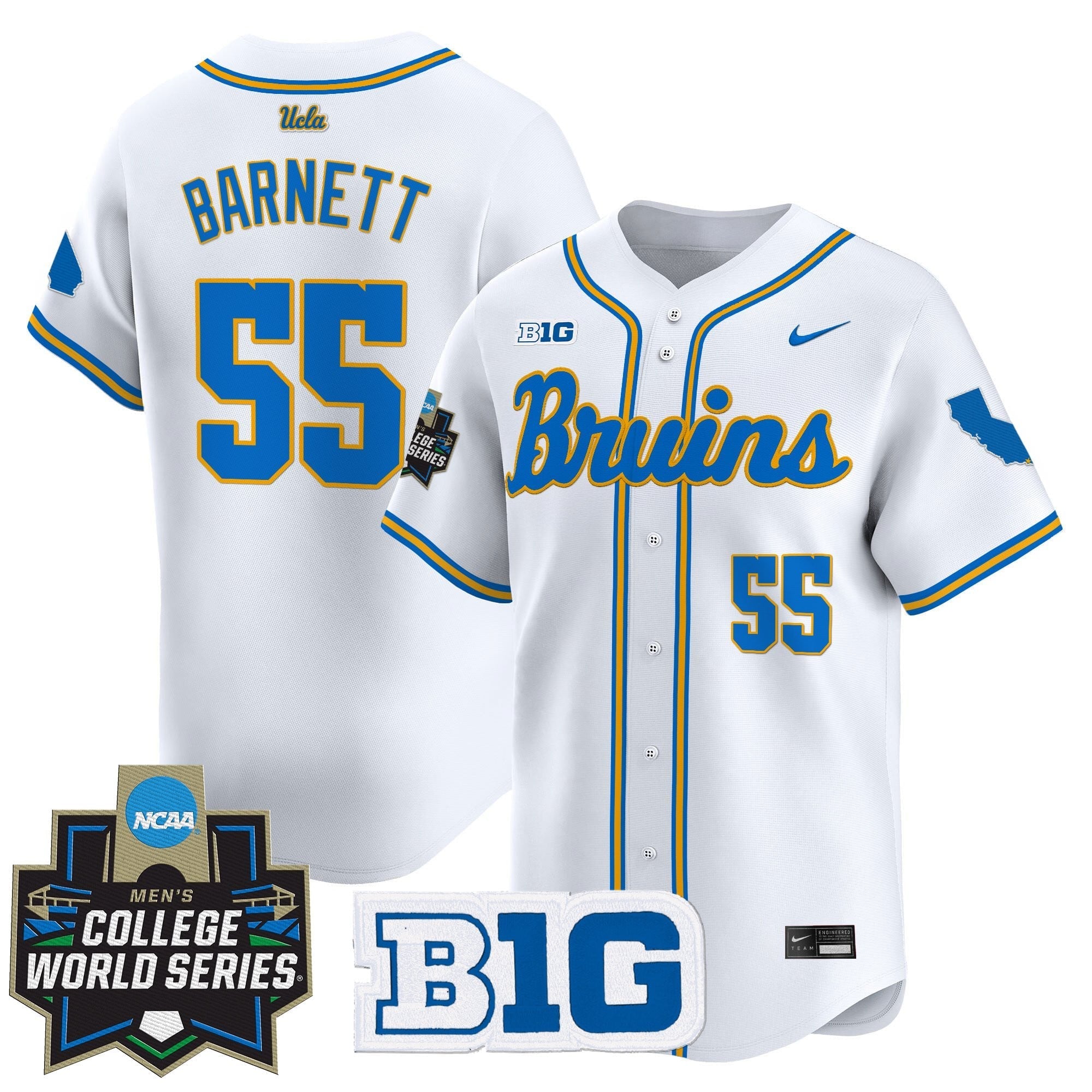Women's UCLA Bruins 2025 World Series Vapor Premier Limited Jersey - All Stitched
