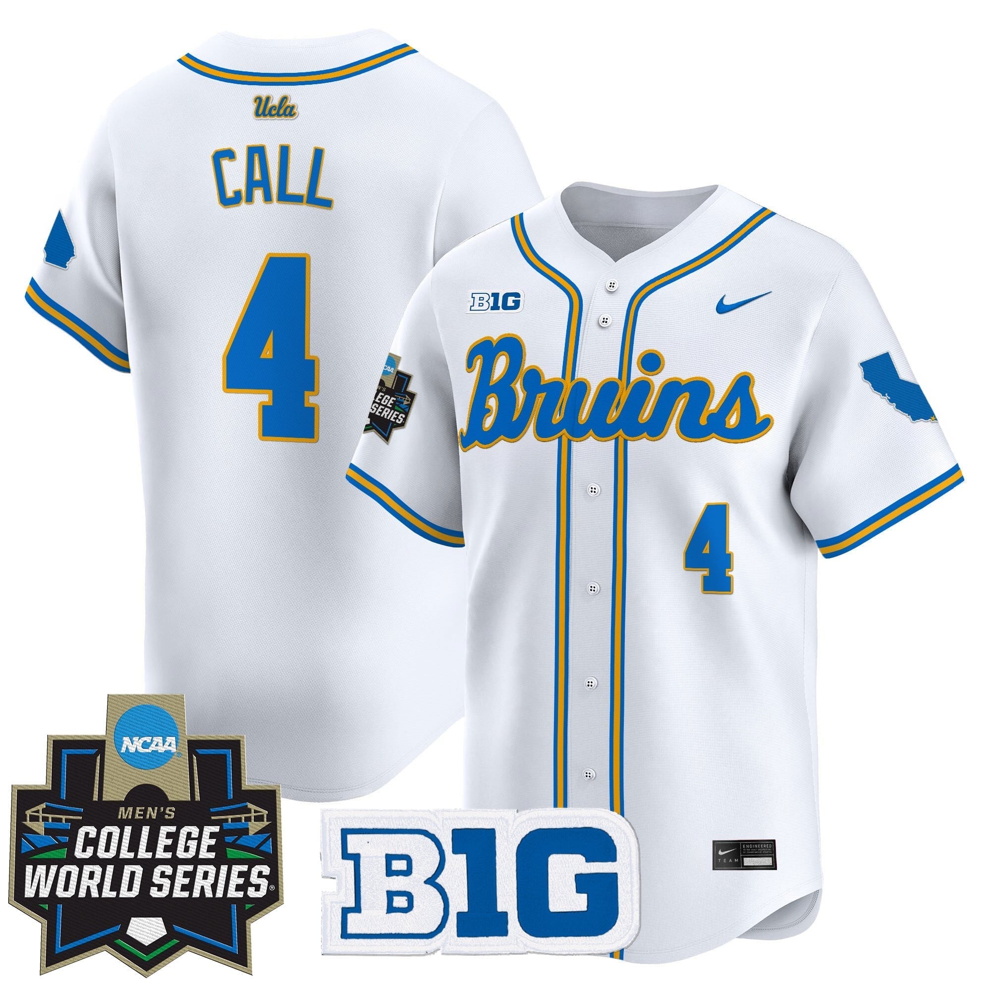 Youth's UCLA Bruins 2025 World Series Vapor Premier Limited Jersey - All Stitched