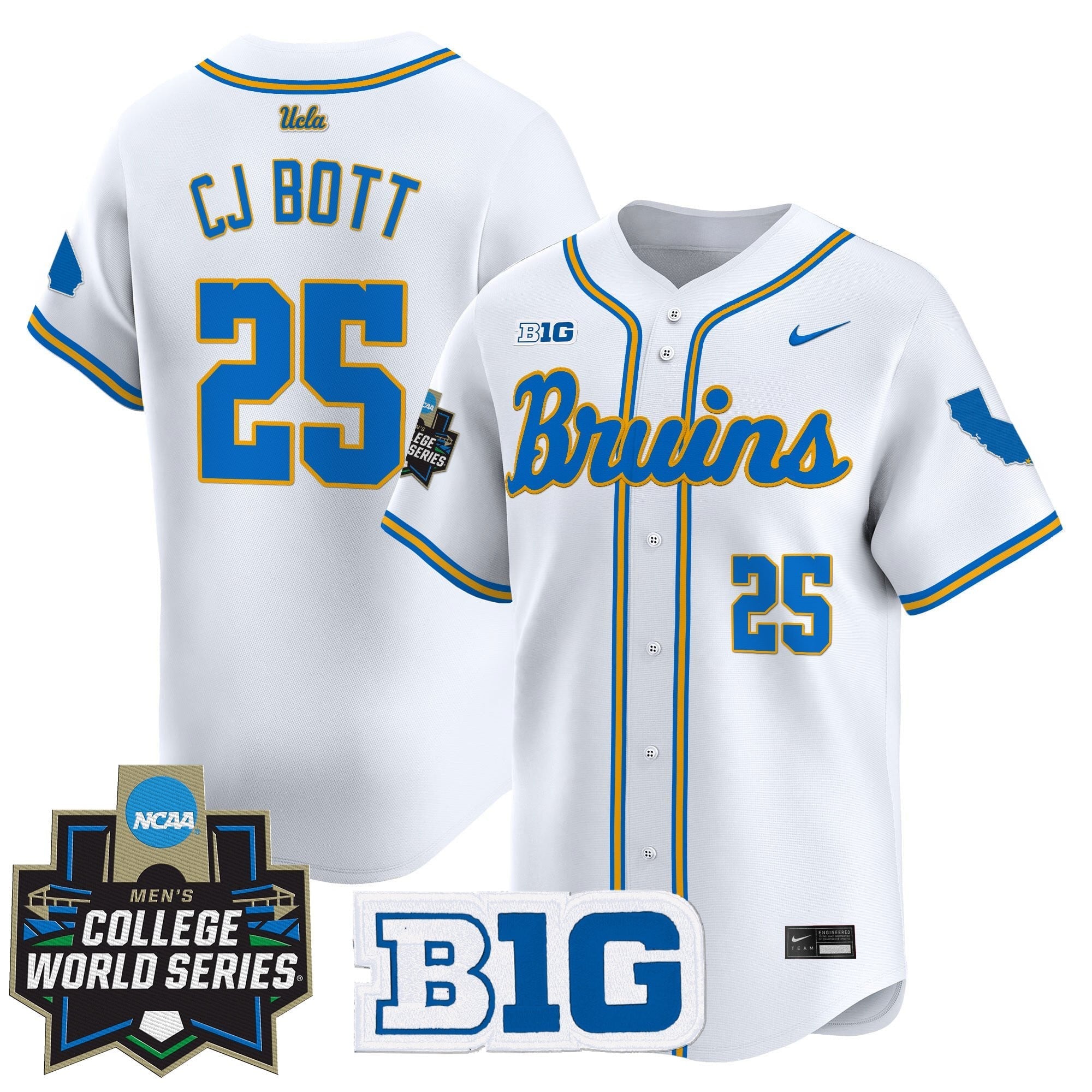 Women's UCLA Bruins 2025 World Series Vapor Premier Limited Jersey - All Stitched