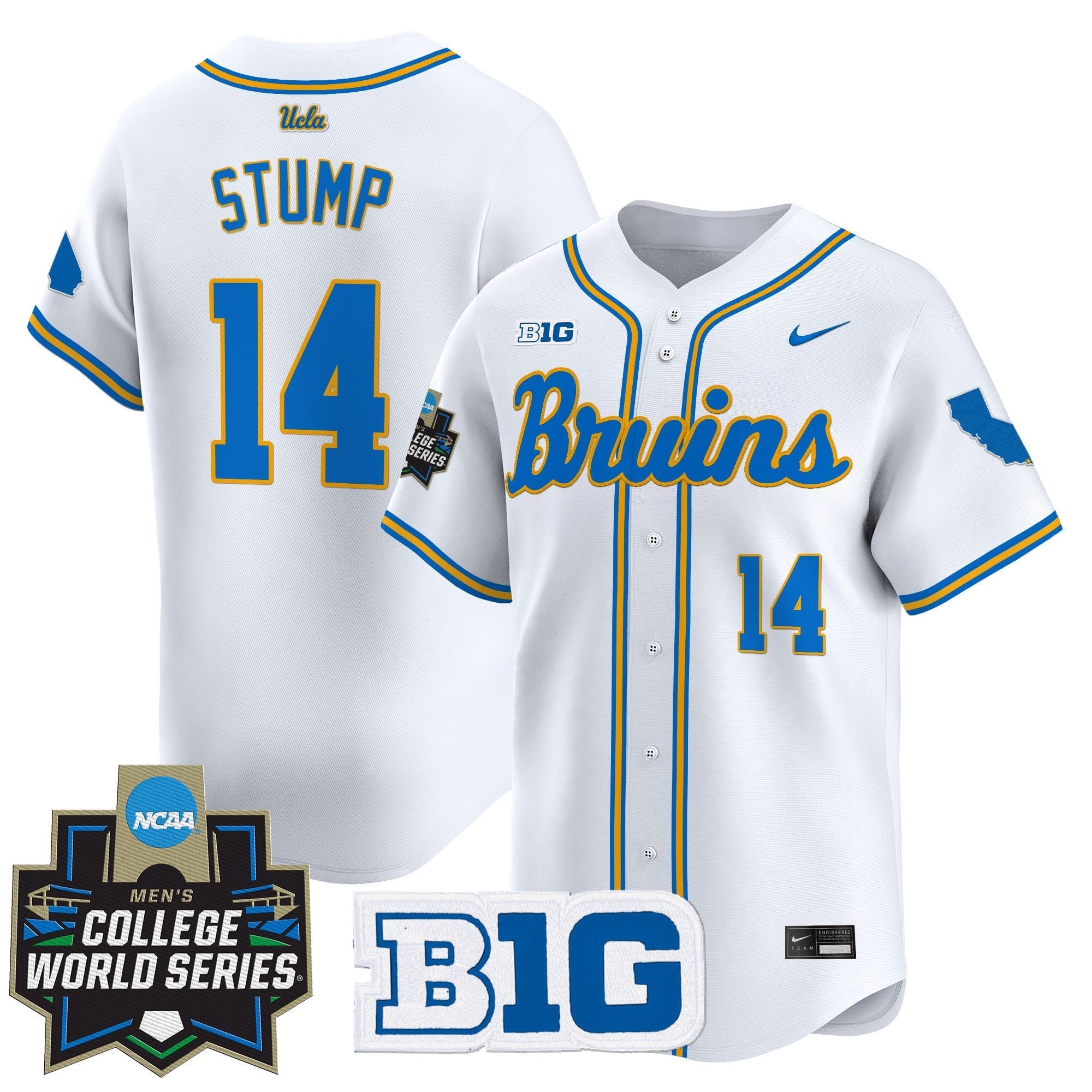 Women's UCLA Bruins 2025 World Series Vapor Premier Limited Jersey - All Stitched