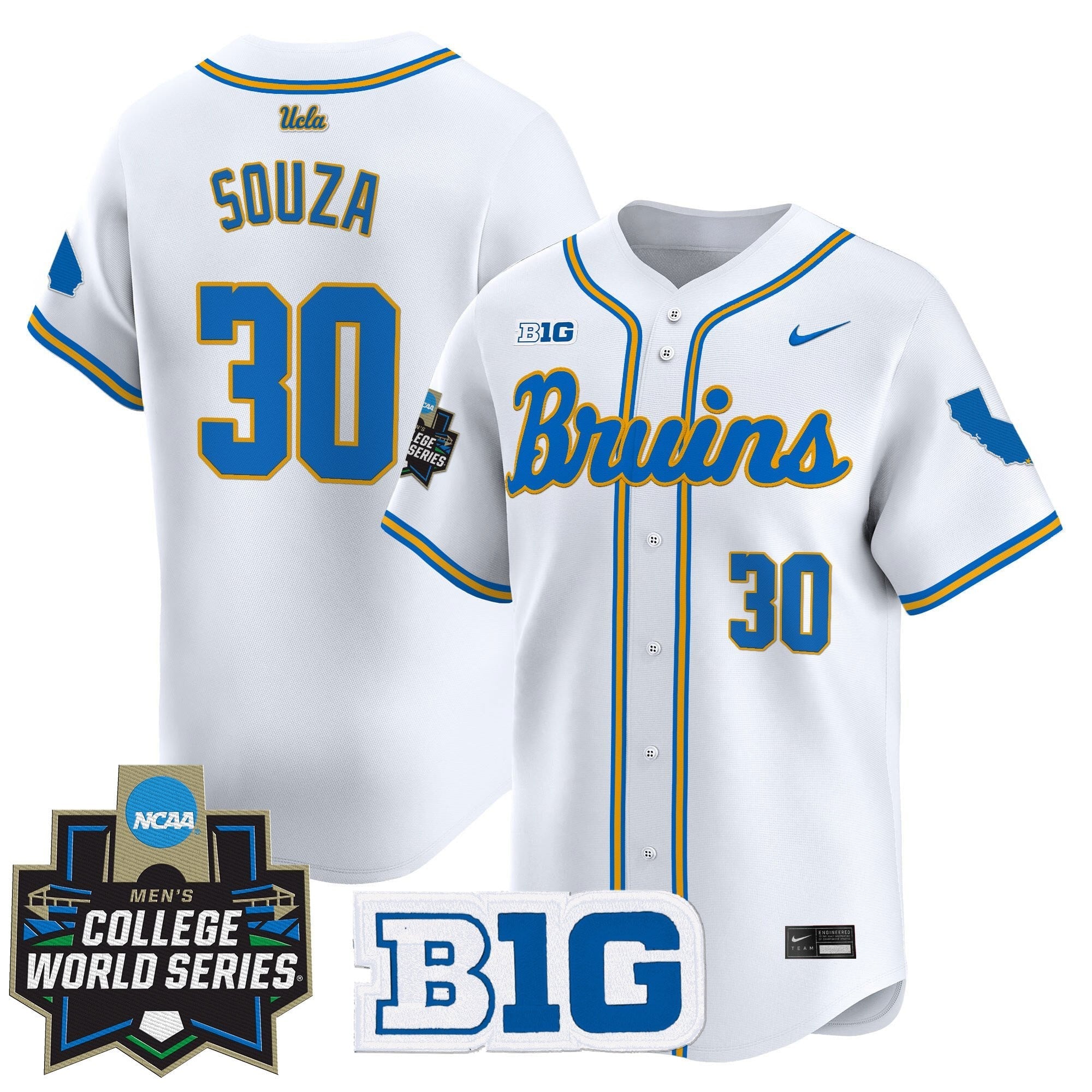 Women's UCLA Bruins 2025 World Series Vapor Premier Limited Jersey - All Stitched