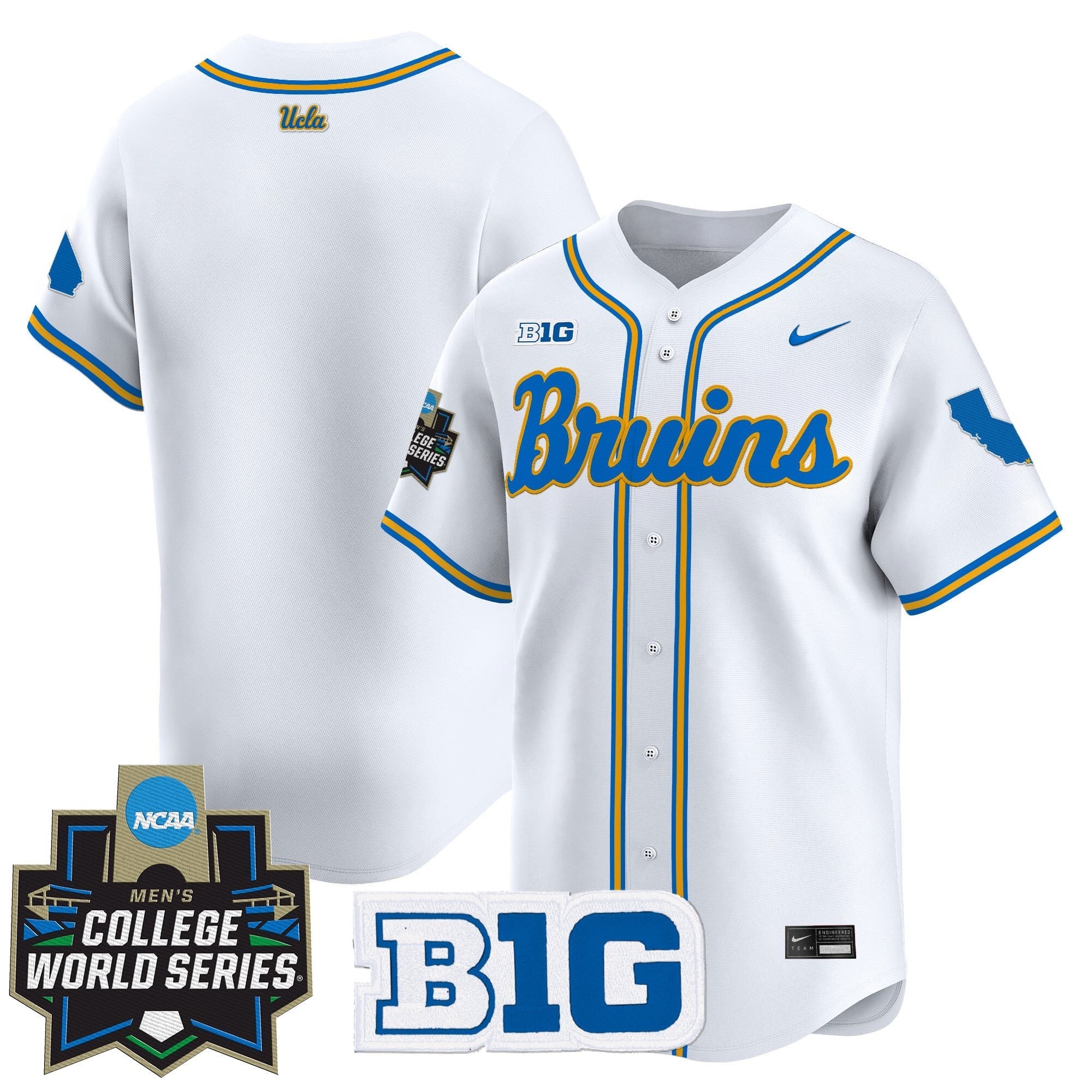 Youth's UCLA Bruins 2025 World Series Vapor Premier Limited Jersey - All Stitched